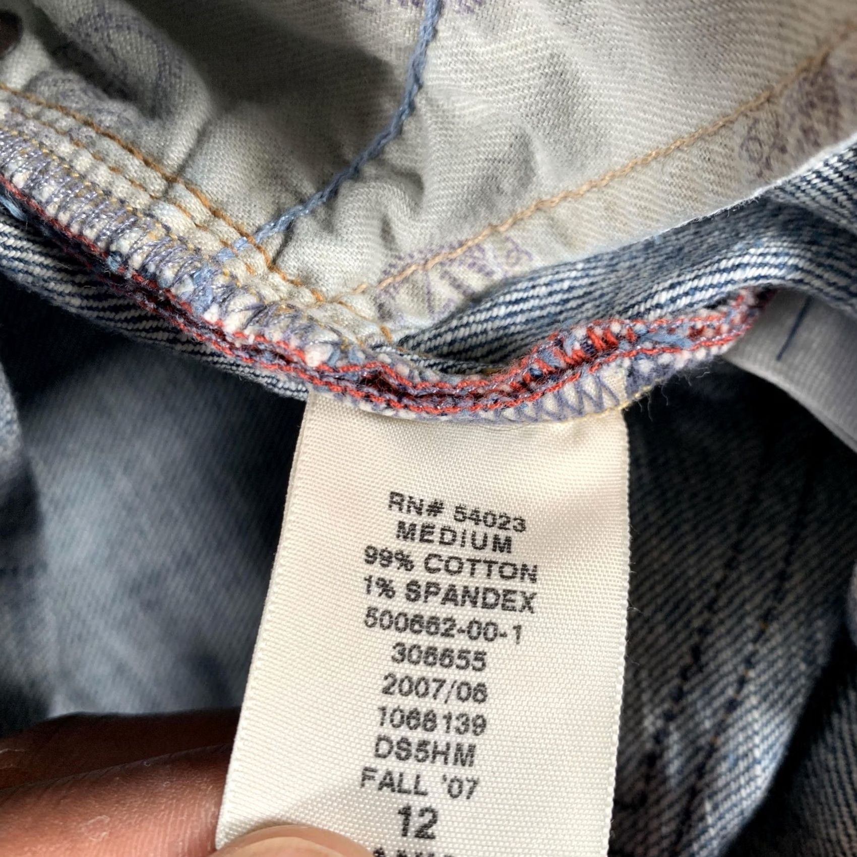 Gap Gap Jeans Womens 12 Blue Medium Wash Mid Rise Flare Stretch Denim Regular Fit Jeans Size 34" / US 12 / IT 48 - 7 Thumbnail