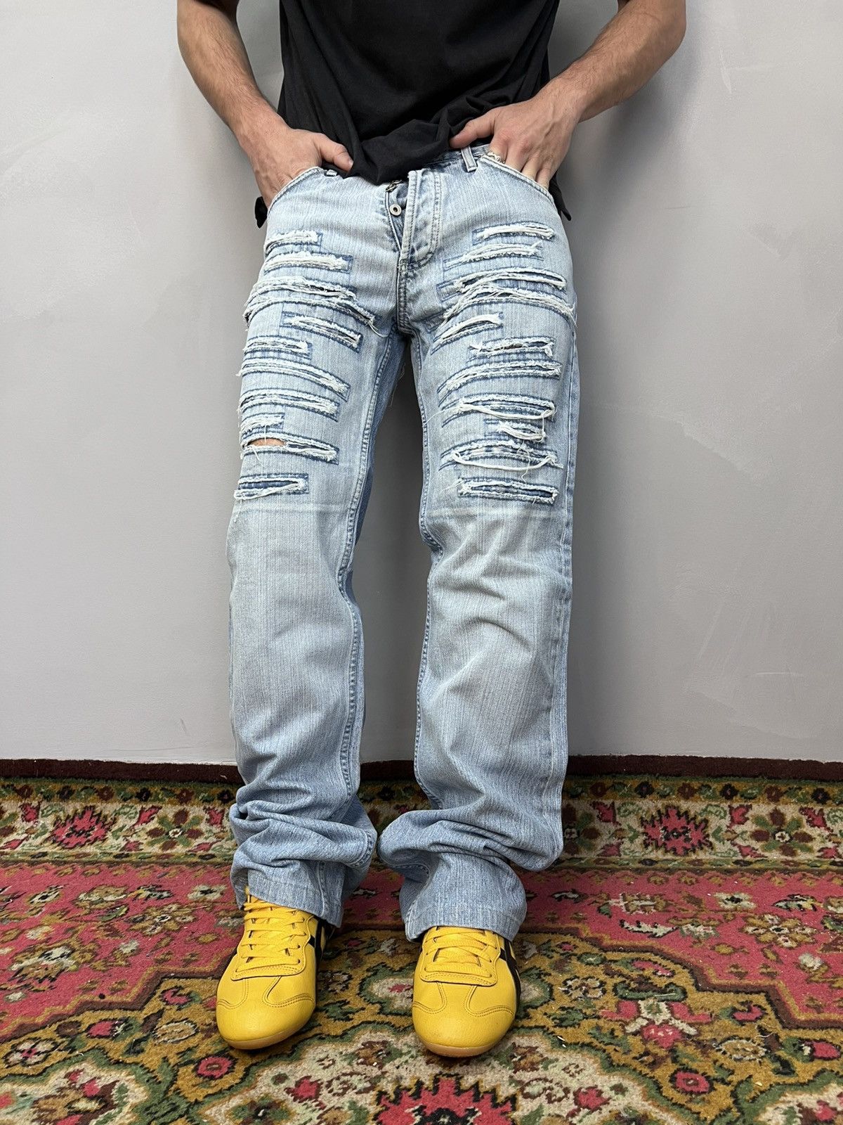 Diesel × Japanese Brand Y2K Vintage Streetwear DIESel Cargo Baggy Jeans sh Size US 32 / EU 48 - 1 Thumbnail