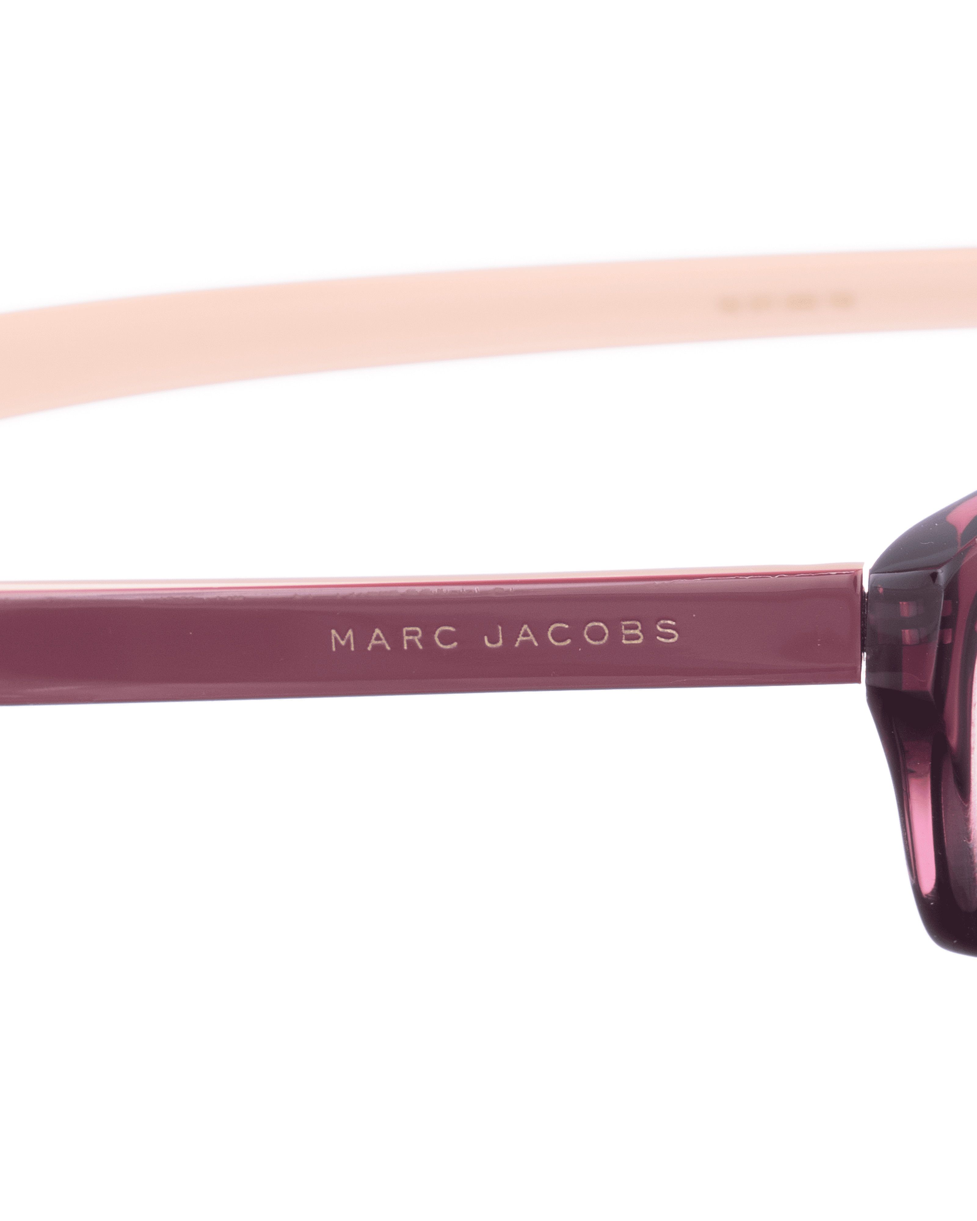 Marc Jacobs Marc Jacobs 00s Burgundy and Baby Pink Glasses Size ONE SIZE - 3 Thumbnail