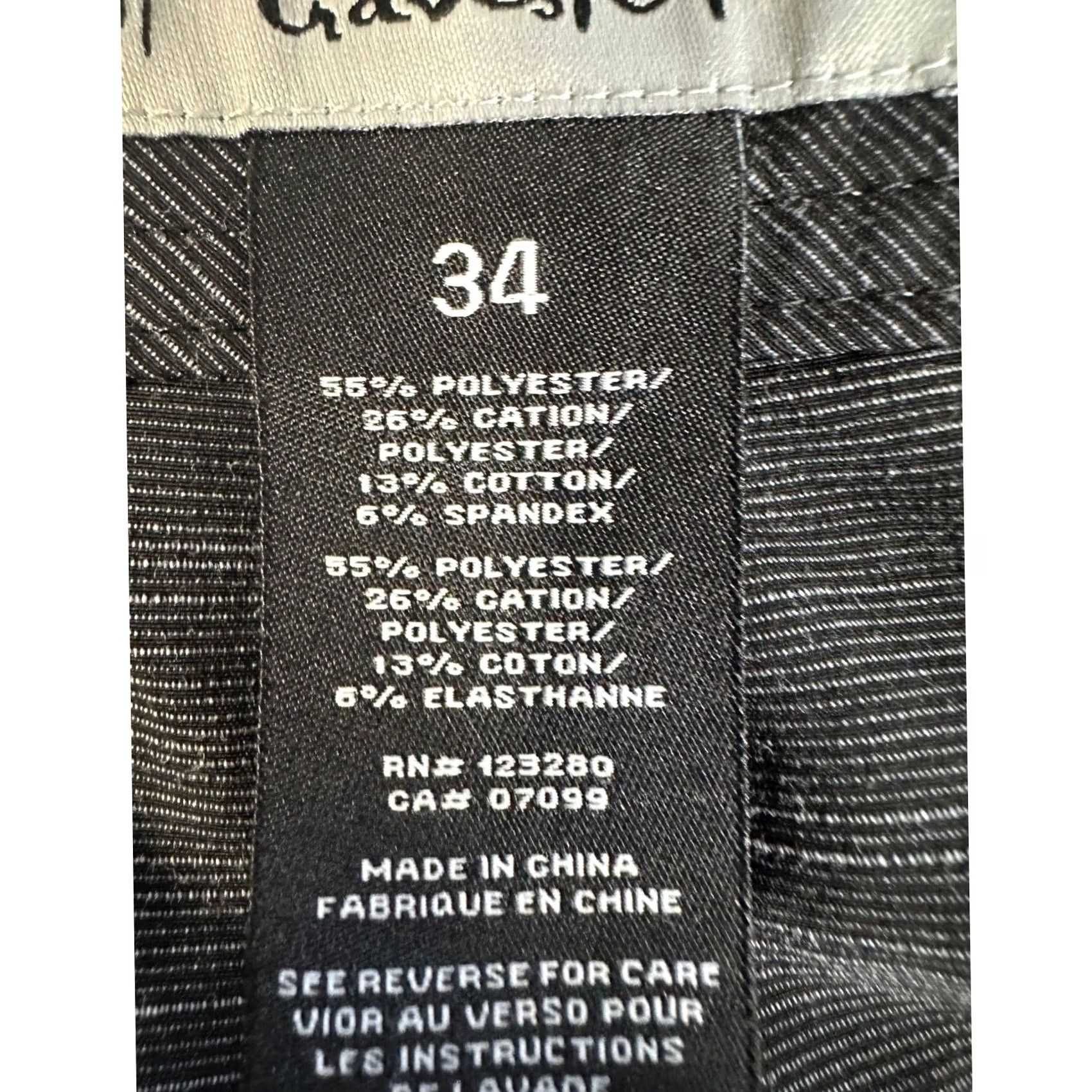 TravisMathew Travis Mathew Shorts Mens 34 Dark Grey Stripes Chinos Flat Front Golf Stretch Athletic Casual Outdoor Size US 34 / EU 50 - 3 Thumbnail