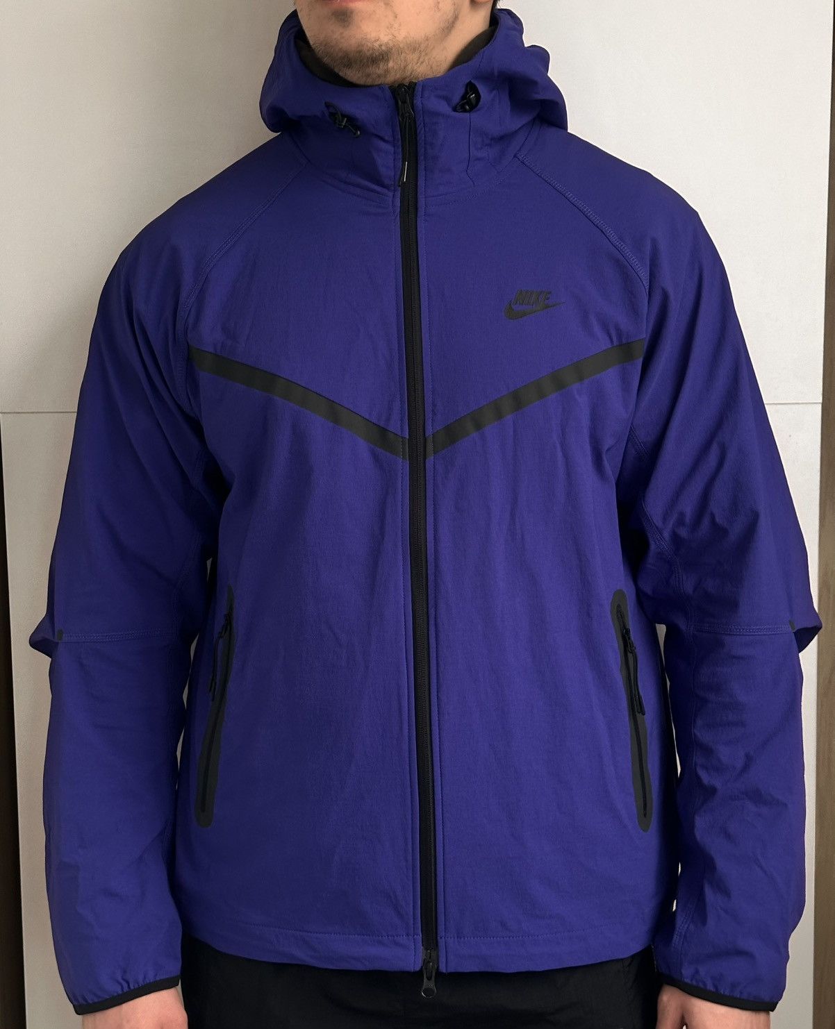 Nike Nike Tech Woven Full Zip Windbreaker Purple Jacket Size M Size US M / EU 48-50 / 2 - 1 Thumbnail