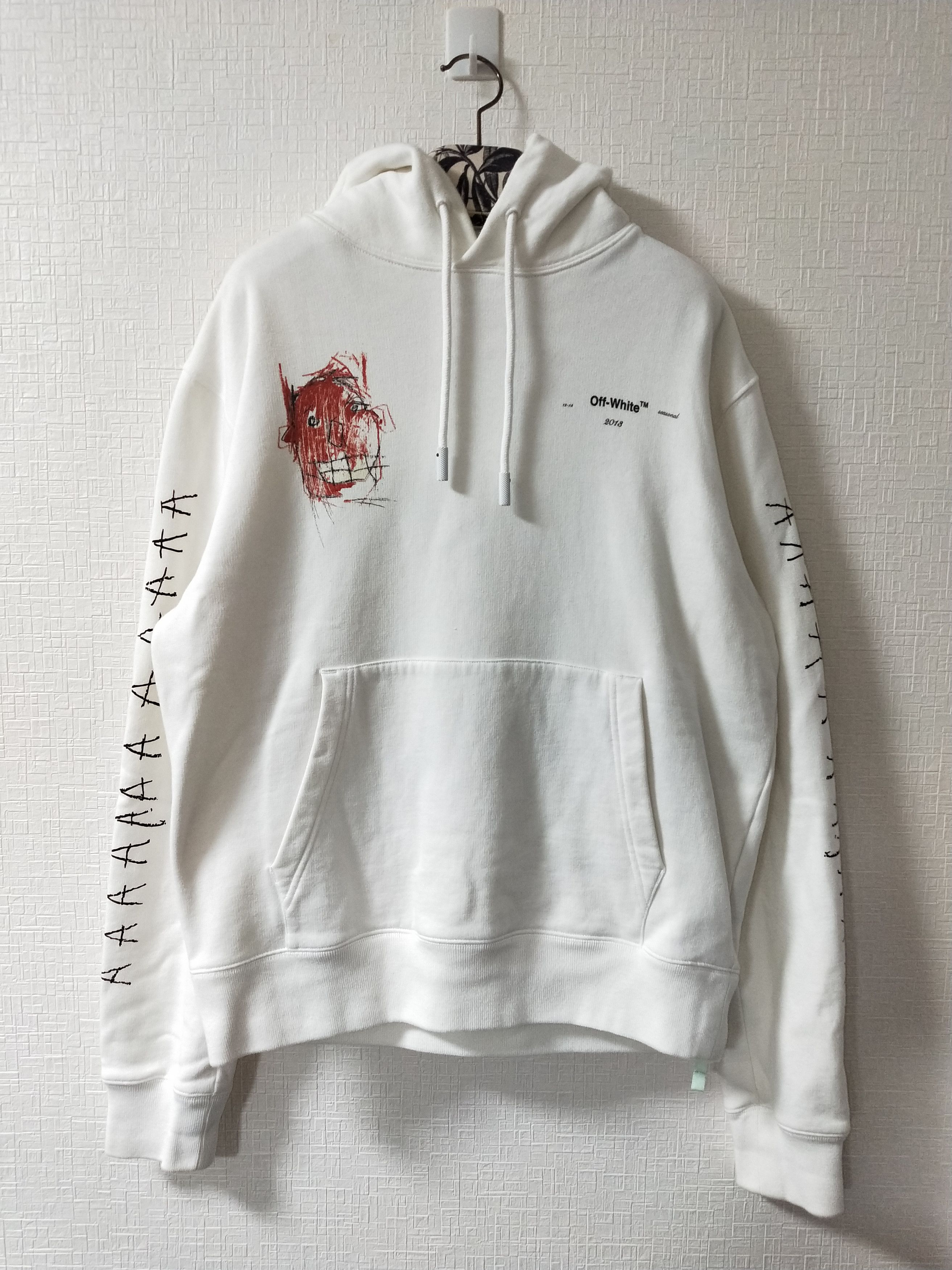 Jean michel basquiat off white hoodie sale