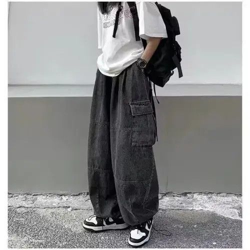 Japanese Brand × Vintage Spring Autumn Trousers y2k baggy jeans Size US 30 / EU 46 - 2 Thumbnail