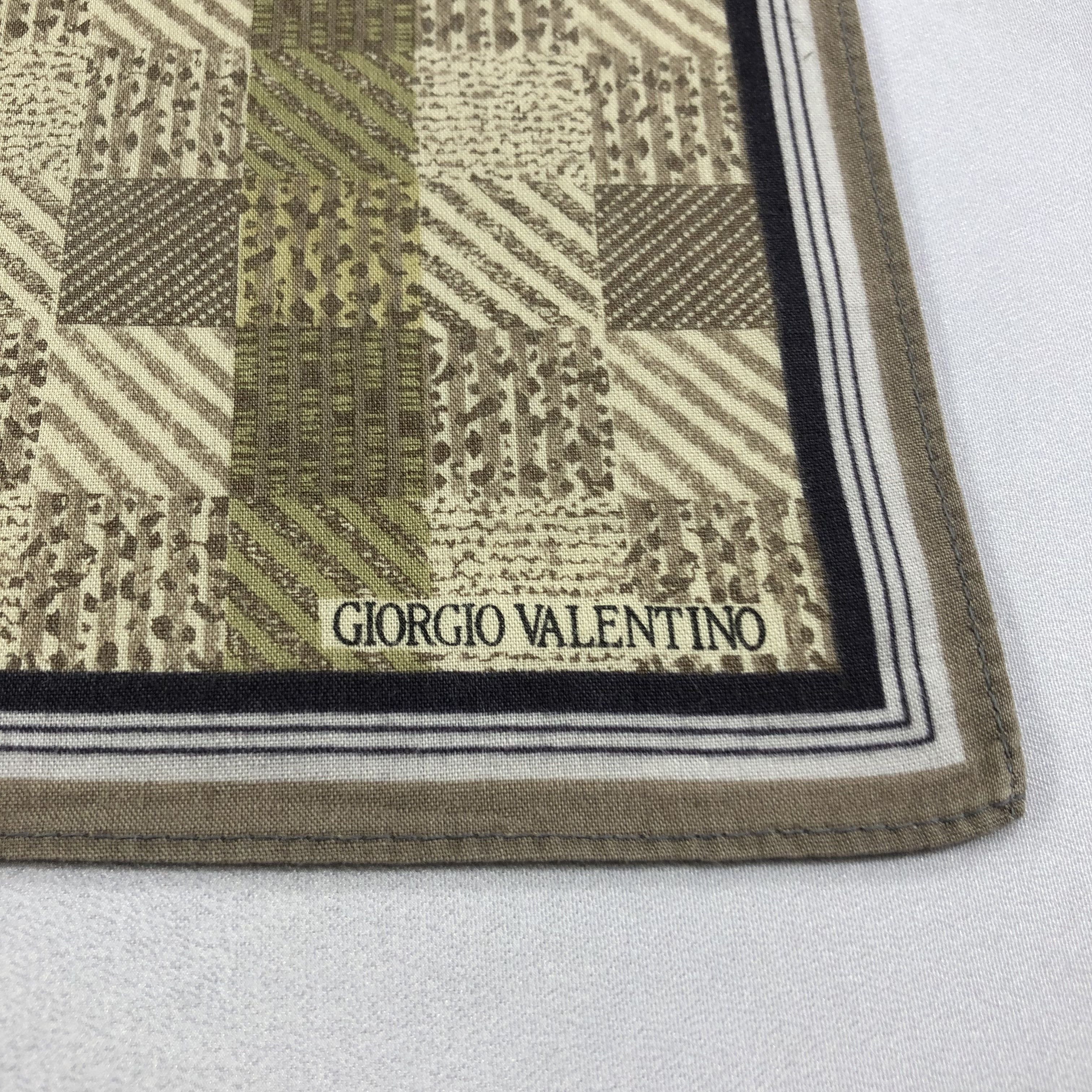 Vintage Giorgio Valentino Handkerchief Neckerchief Bandana H2159 Size ONE SIZE - 4 Thumbnail