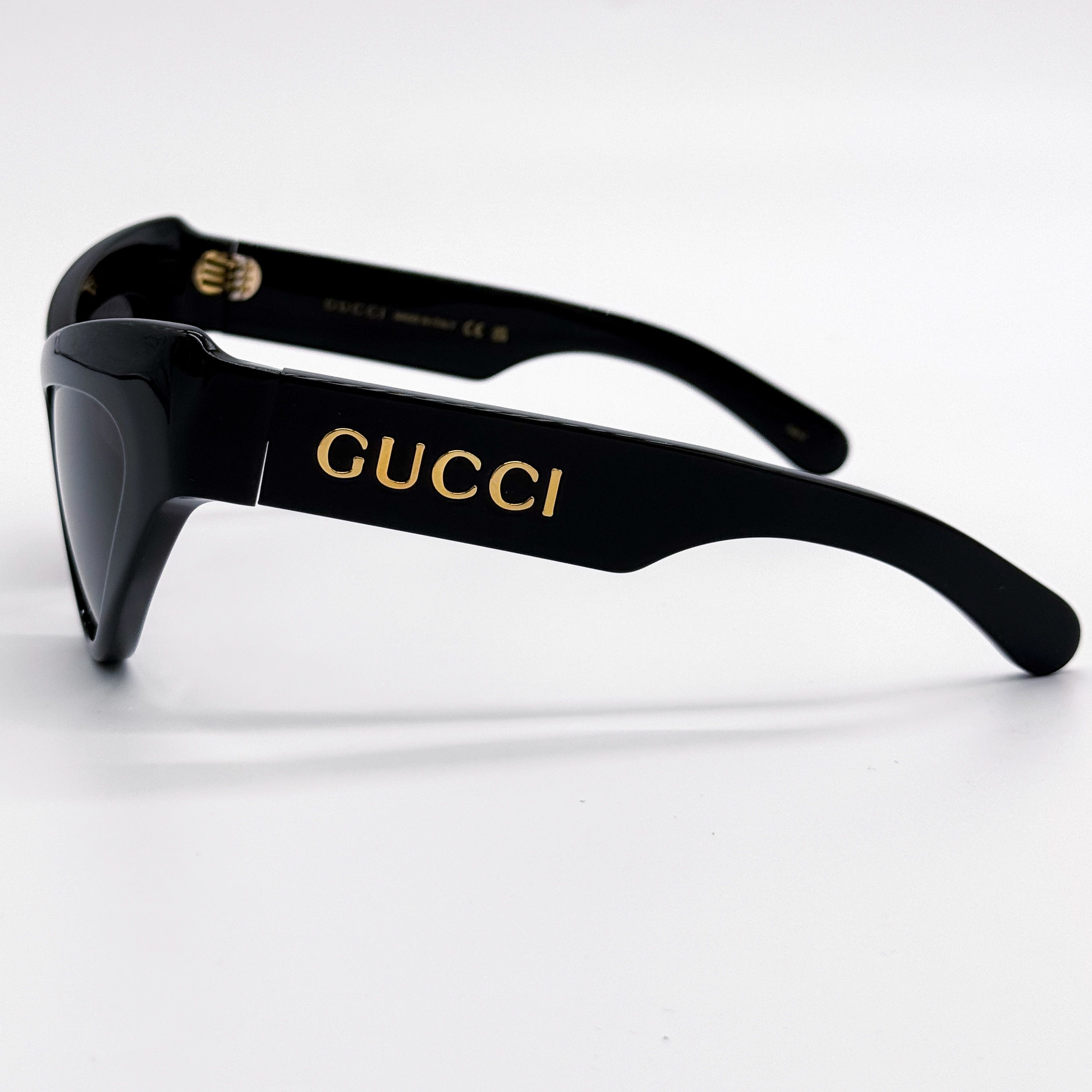 Gucci NEW GUCCI GG1294S 001 WOMEN SHINY BLACK CAT EYE SUNGLASSES Size ONE SIZE - 8 Thumbnail