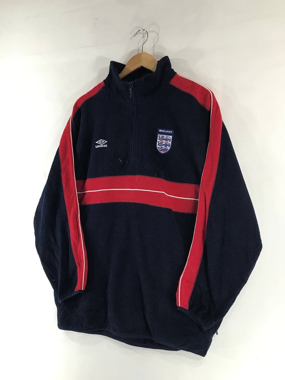 Sports Specialties × Umbro × Vintage Vintage 90's Umbro England Football Fleece Size US XL / EU 56 / 4 - 6 Thumbnail