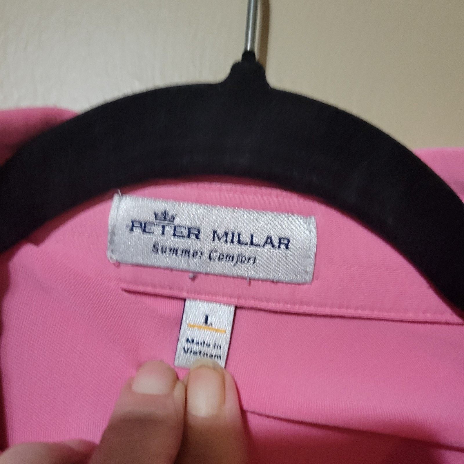 & Other Stories Pebble Beach Performance Pink Polo SZ Large Logo See Picture Size US L / EU 52-54 / 3 - 3 Thumbnail