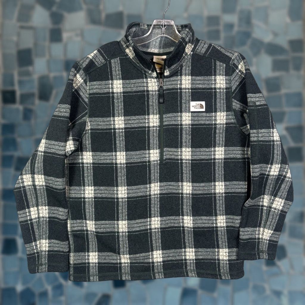 The North Face VINTAGE The North Face Gordon Lyons Jacket Mens L Plaid Fleece 1/2 Zip Size US L / EU 52-54 / 3 - 1 Thumbnail