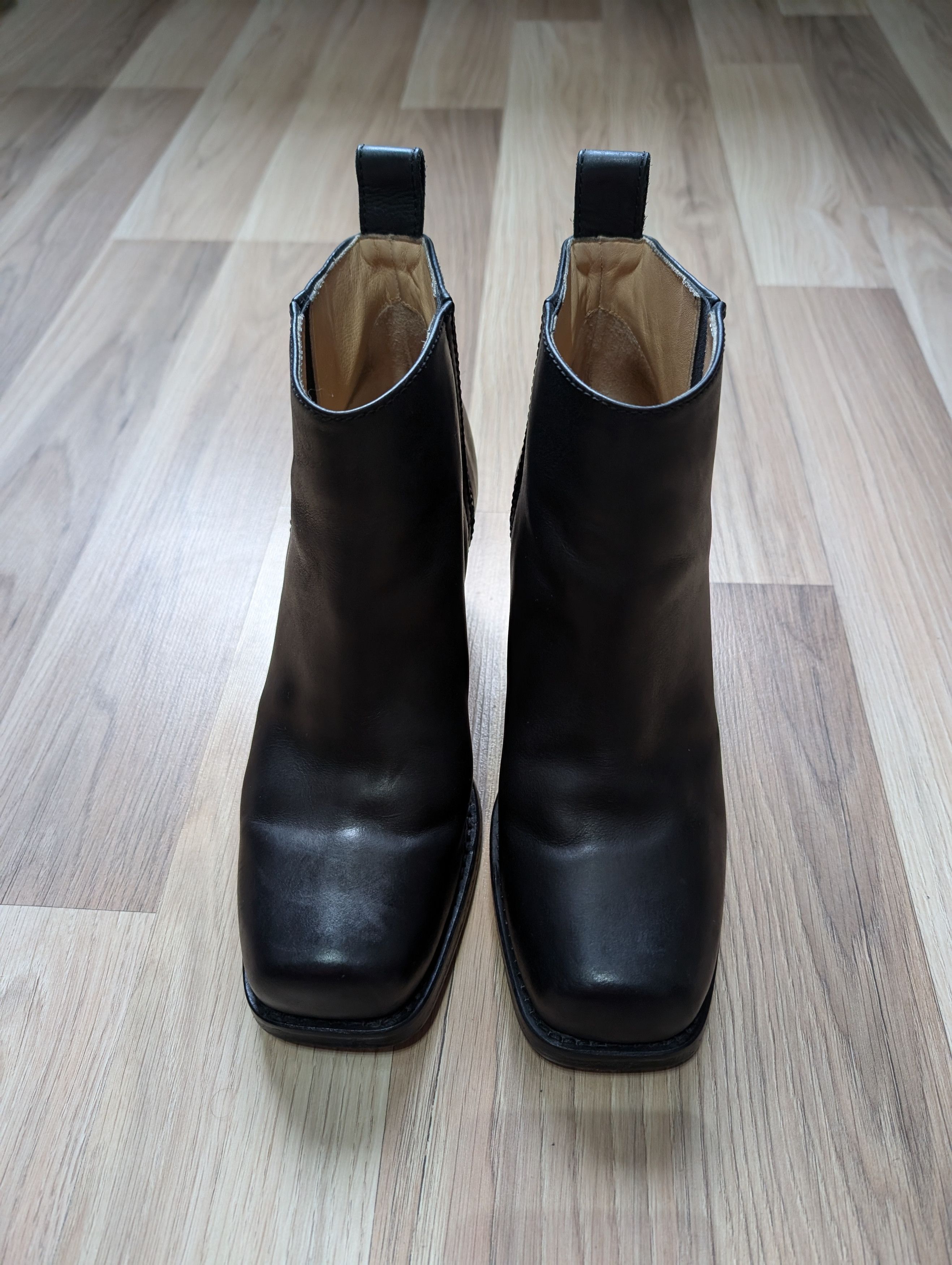 Acne Studios Acne Studios AvantGarde Leather Heeled Ankle Boot Size US 10 / IT 40 - 1 Thumbnail