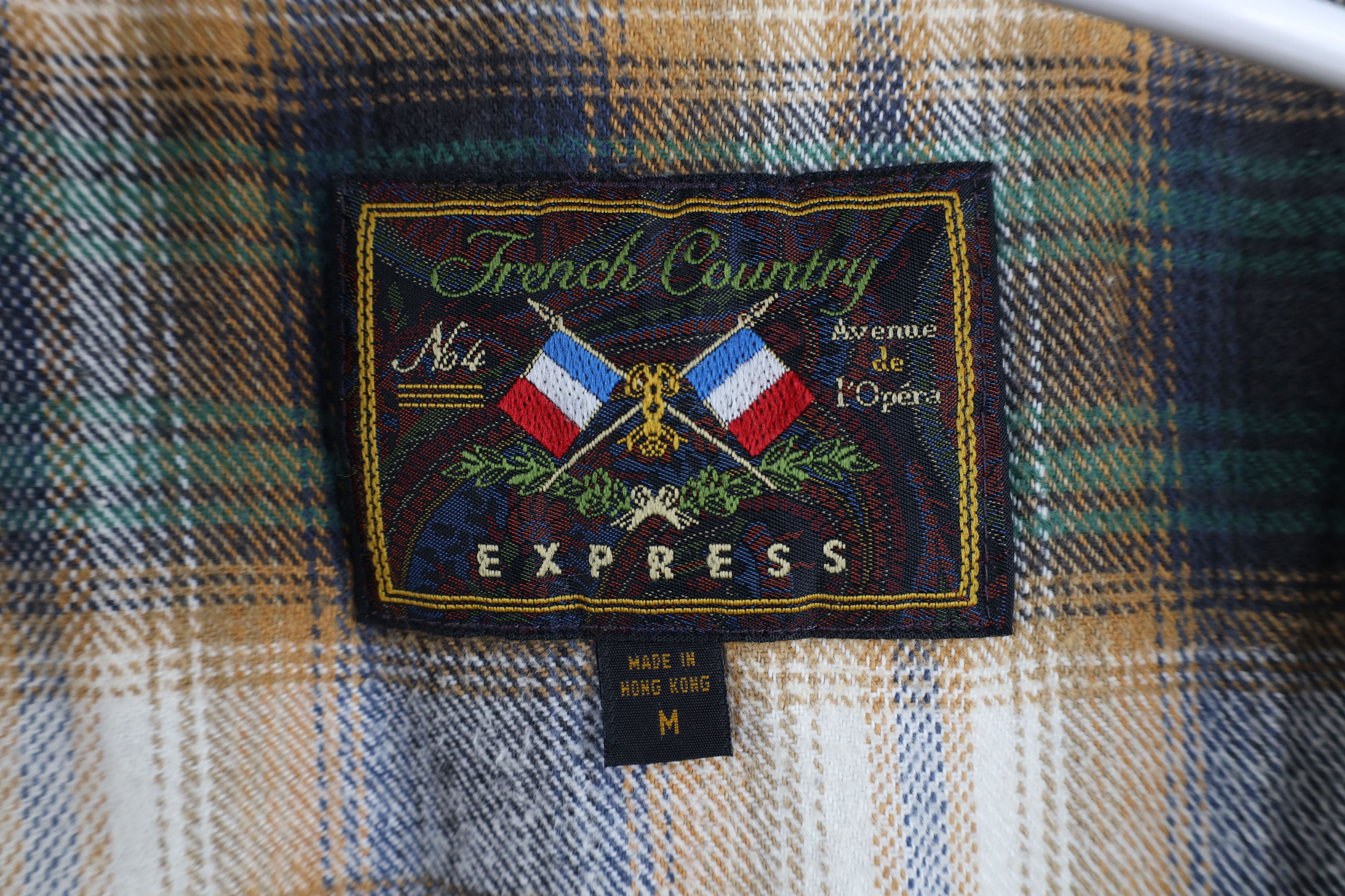 Express Vintage 90s Express Flannel Lined Hook Clasp Parka Jacket Size US M / EU 48-50 / 2 - 11 Thumbnail