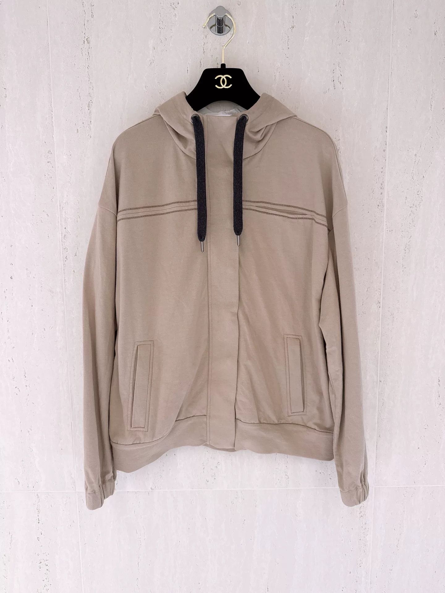 Brunello Cucinelli Brunello Cucinelli Beaded Hooded Jacket Size US XS / EU 42 / 0 - 1 Thumbnail