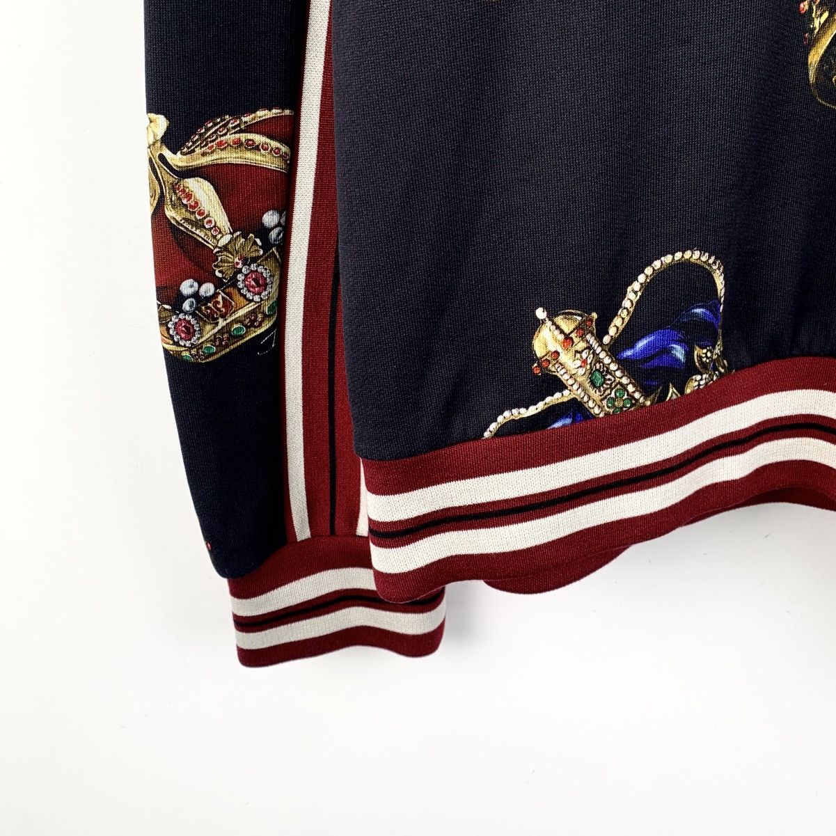 Dolce & Gabbana Dolce Gabbana Hooded Drawstring Long Sleeve Sweatshirt K26WX Size US L / EU 52-54 / 3 - 4 Thumbnail