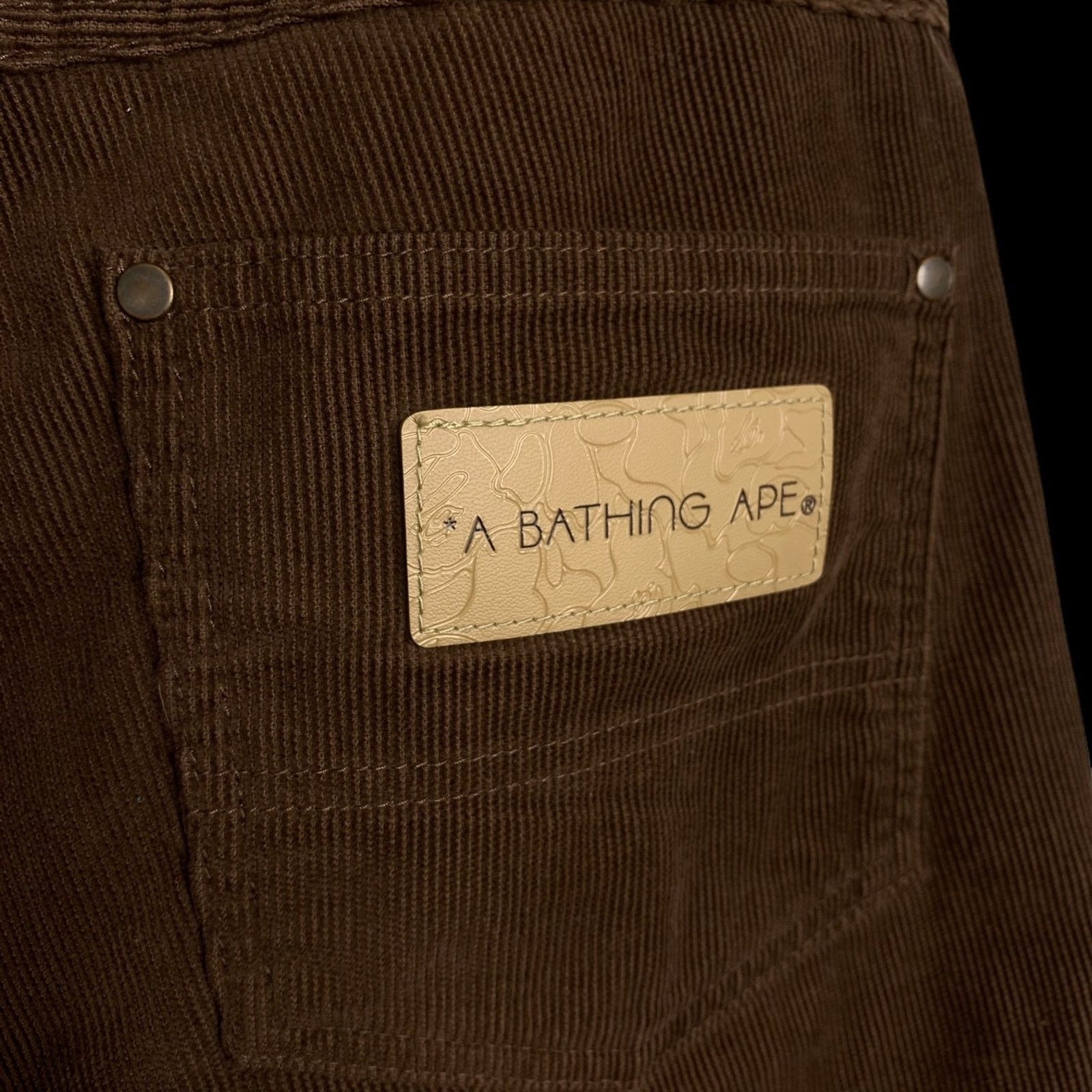 Bape OG Corduroy Pants (Brown) | L (~34) Size US 34 / EU 50 - 5 Thumbnail