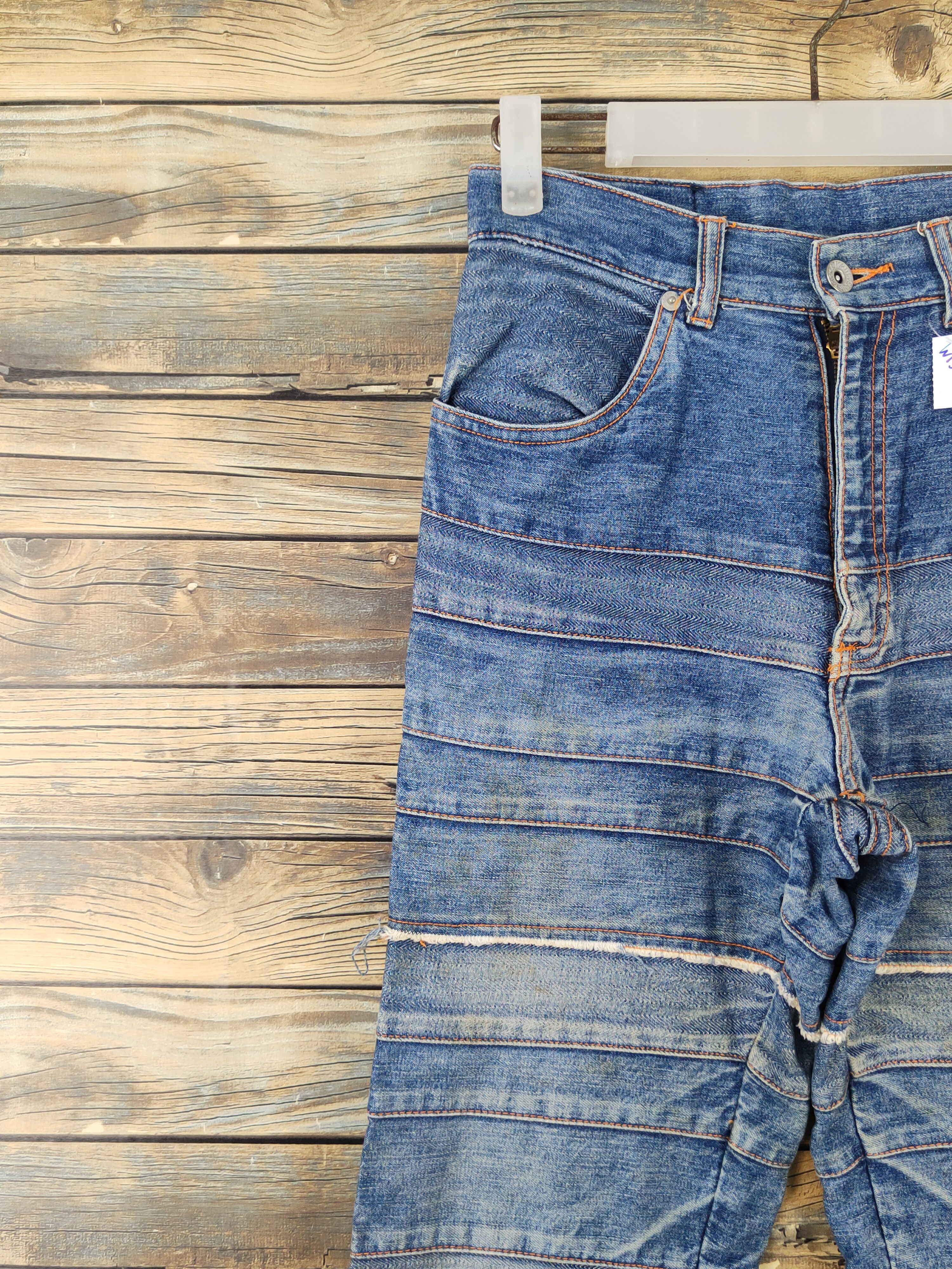 Japanese Brand DL Hagi Stye Like Hysteric Back & Forth denim Pants #W1593 Size US 27 - 3 Thumbnail