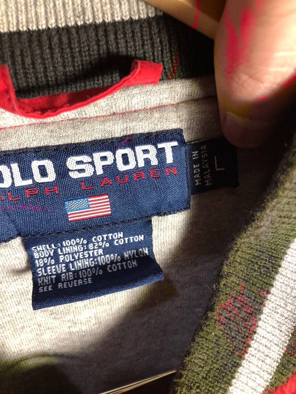Polo Ralph Lauren VINTAGE POLO SPORT RALPH LAUREN RETRO DESIGNER JACKET 90s Size US L / EU 52-54 / 3 - 5 Thumbnail