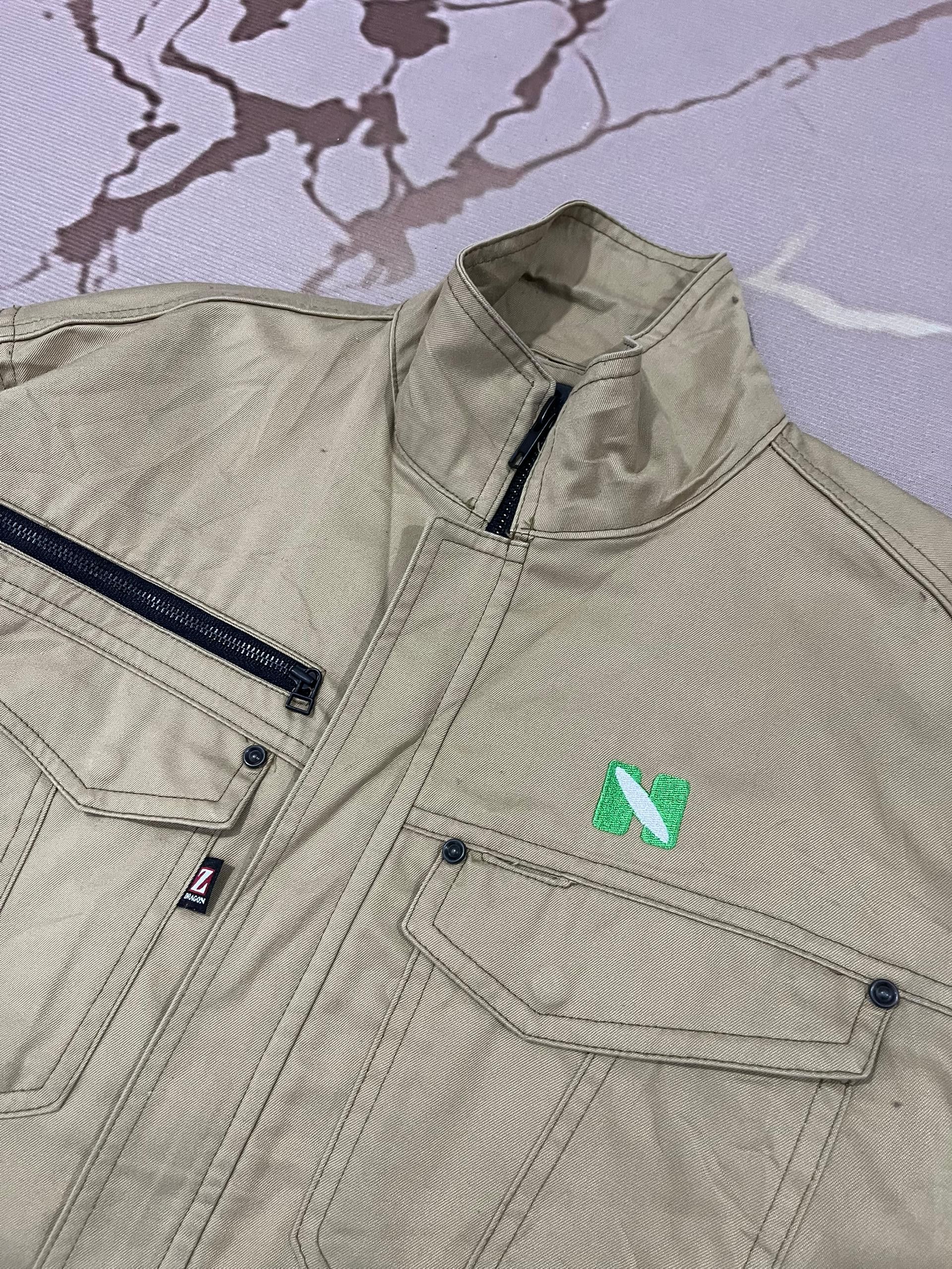 Japanese Brand Z-Dragon Casual Work Style Utility Jacket Khaki Size US M / EU 48-50 / 2 - 3 Thumbnail