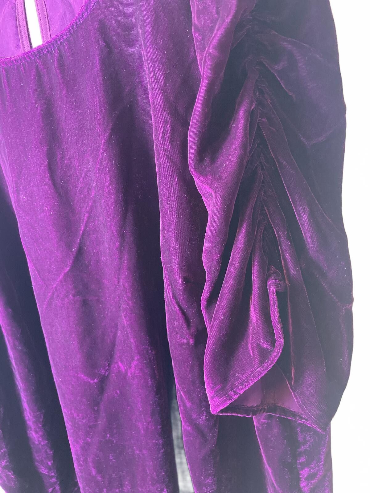 Other Torrid Purple Velvet Dress Blouse Top Women's Size 2 Purple Size XS / US 0-2 / IT 36-38 - 4 Thumbnail