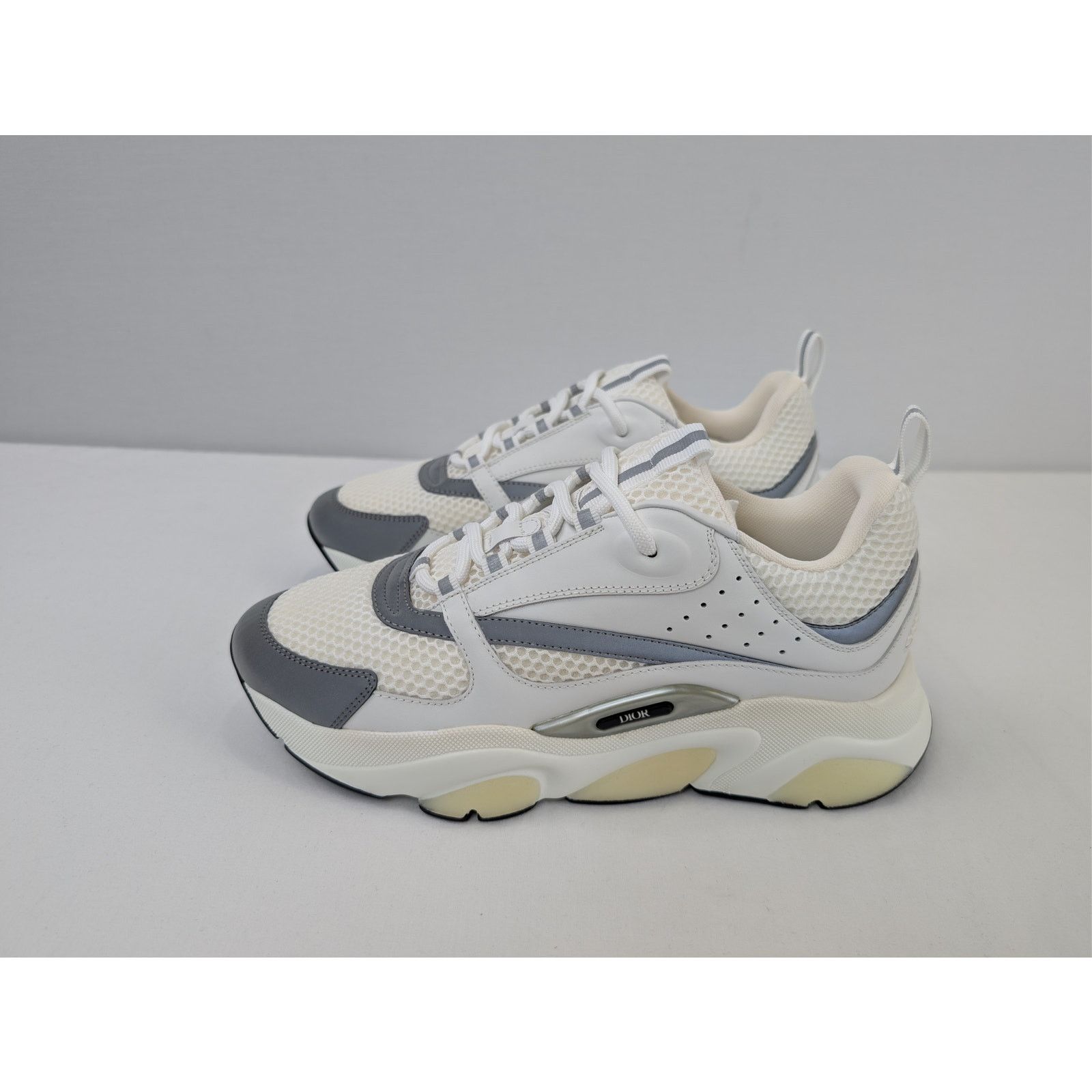 Dior o1rshd1 B22 sneakers in white and silver Size US 11 / EU 44 - 9 Thumbnail