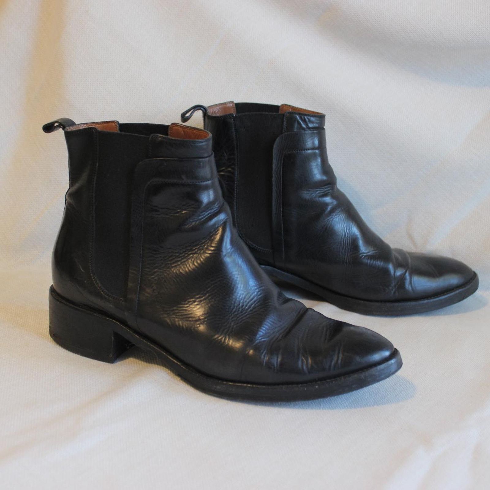 Other Black Leather Sartore Chelsea Boots (US Women's 7) Size US 7 / IT 37 - 4 Thumbnail