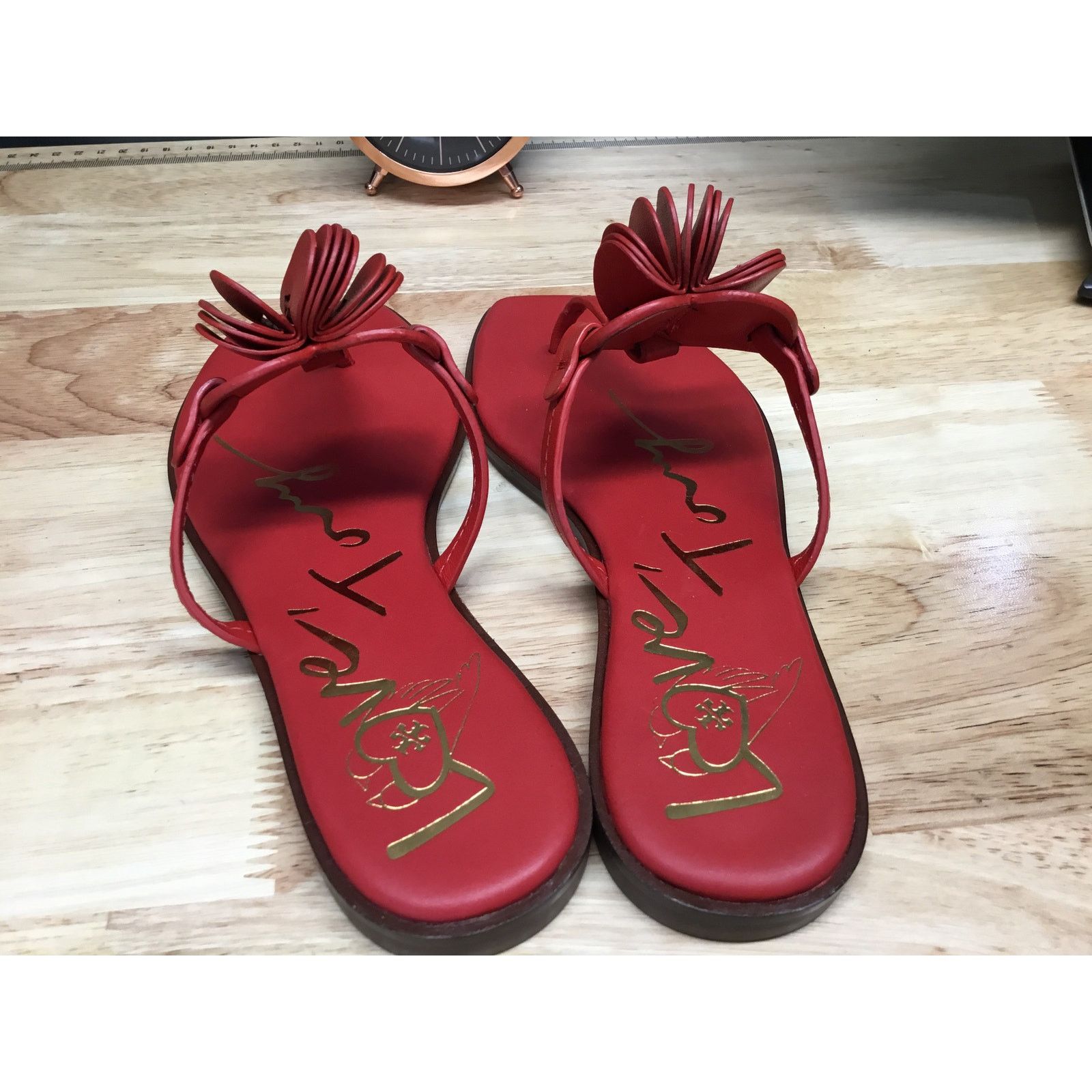 Tory Burch Tory Burch Love Thong Sandals Women's US 6M Red Flip Flops Size US 6 / IT 36 - 3 Thumbnail
