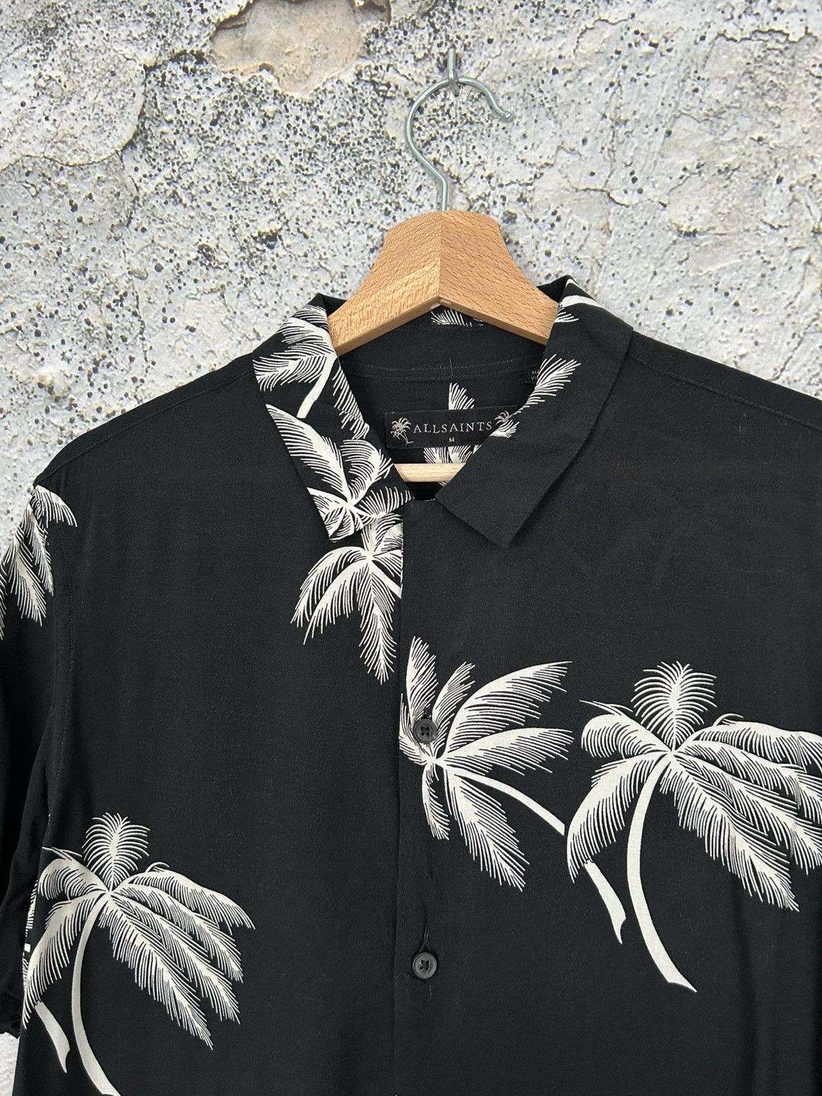 Allsaints Allsaints Viscose Shirt Palm Streetwear Avant Garde Size US M / EU 48-50 / 2 - 3 Thumbnail