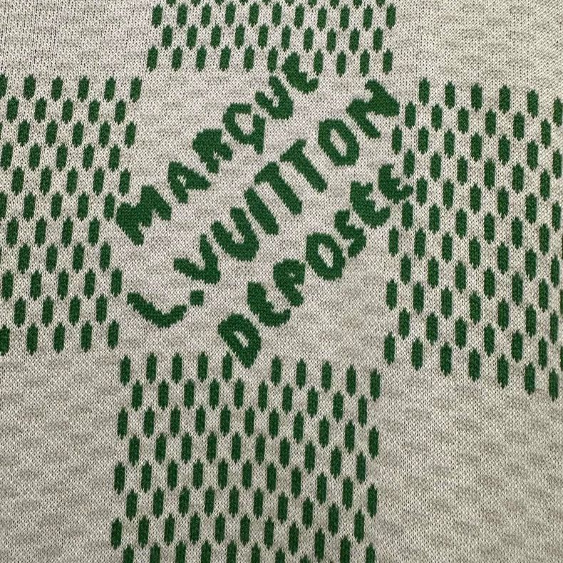 Louis Vuitton Louis Vuitton White and green checkerboard short sleeve Size US XL / EU 56 / 4 - 3 Thumbnail
