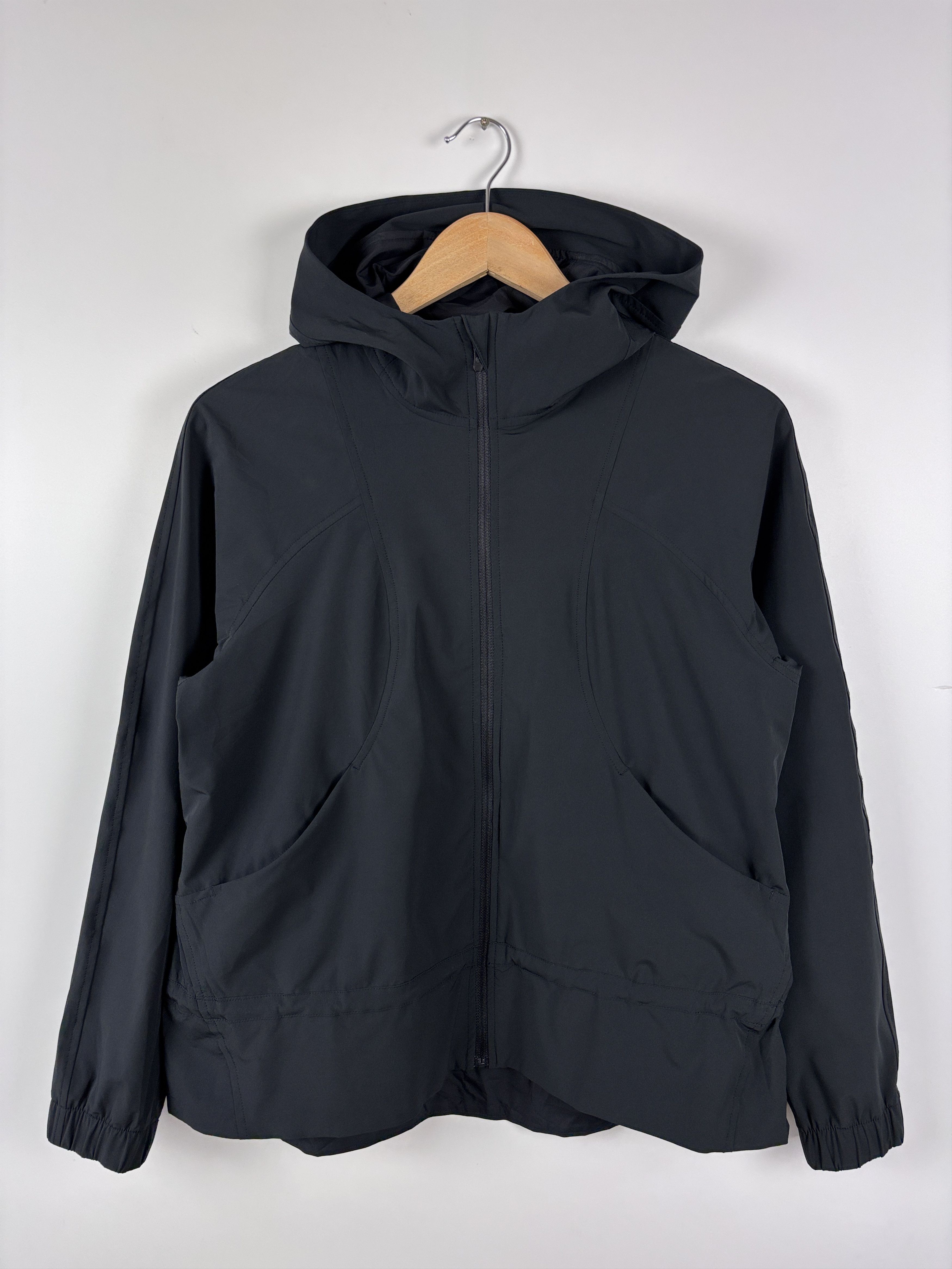 Lululemon Womens Lululemon Full Zip Hooded Jacket Black Size 6 Size M / US 6-8 / IT 42-44 - 1 Thumbnail