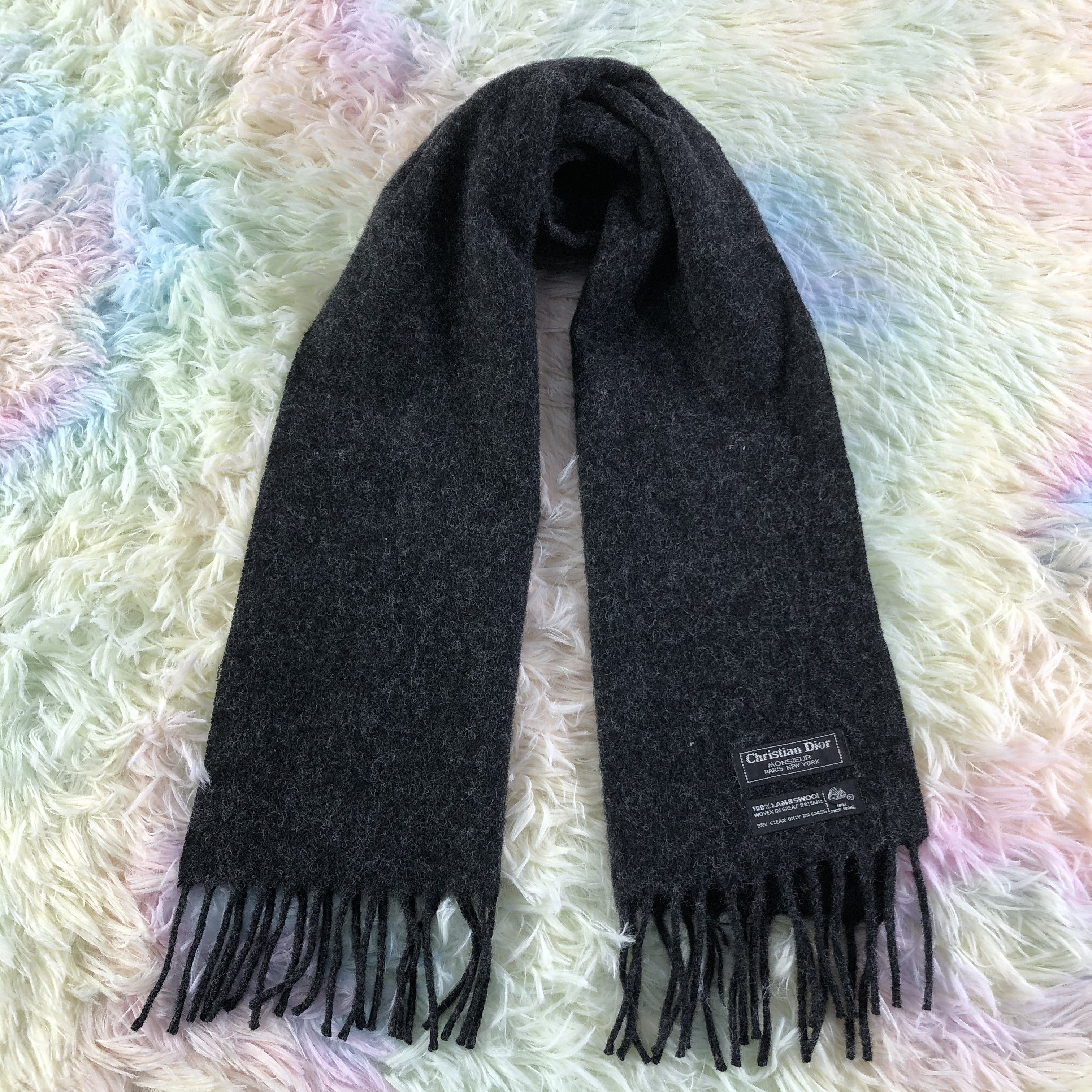 Vintage Christian Dior Monsieur Scarf / Muffler / Neckwear - KM258 Size ONE SIZE - 1 Thumbnail
