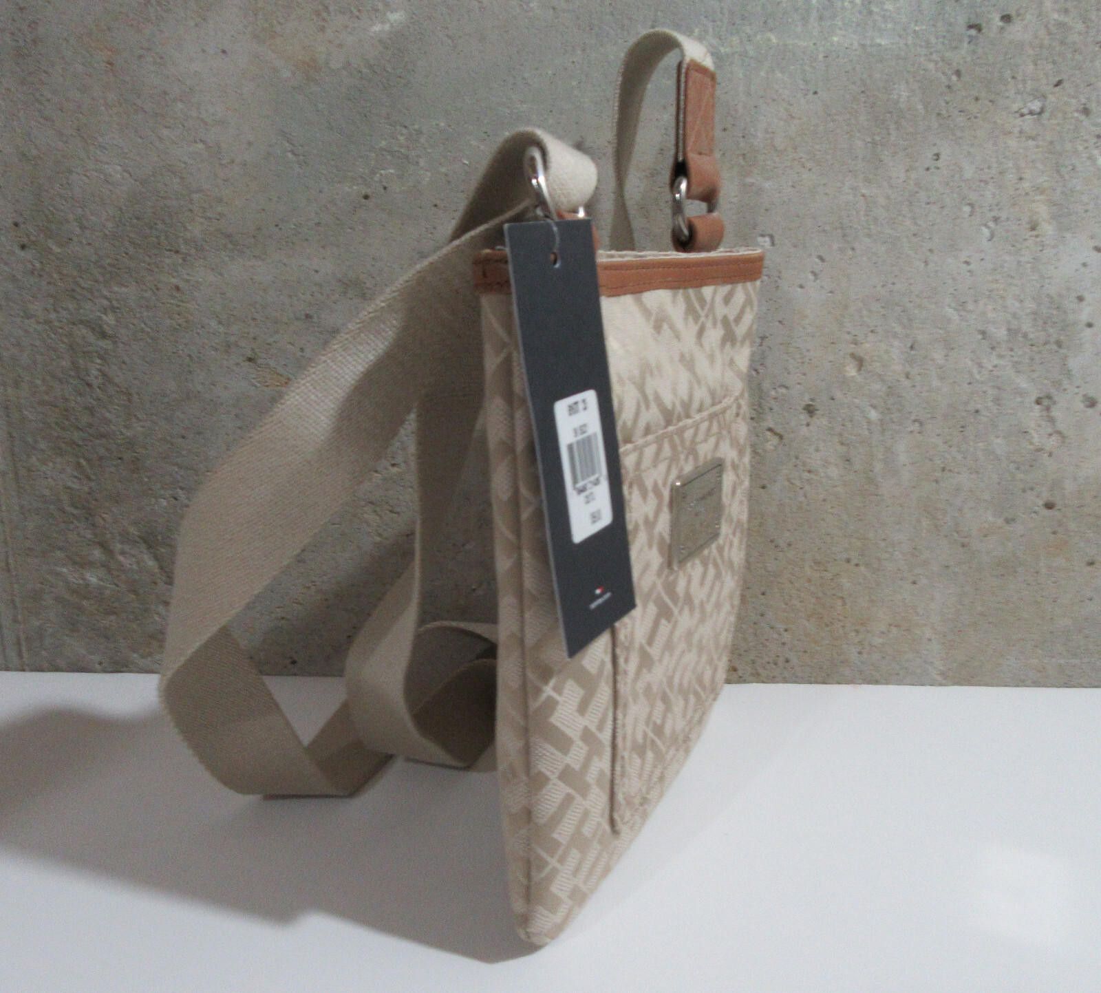 Tommy Hilfiger Tommy Hilfiger Crossbody Bag Xbody TH Logo Beige NWT NEW Size ONE SIZE - 4 Thumbnail