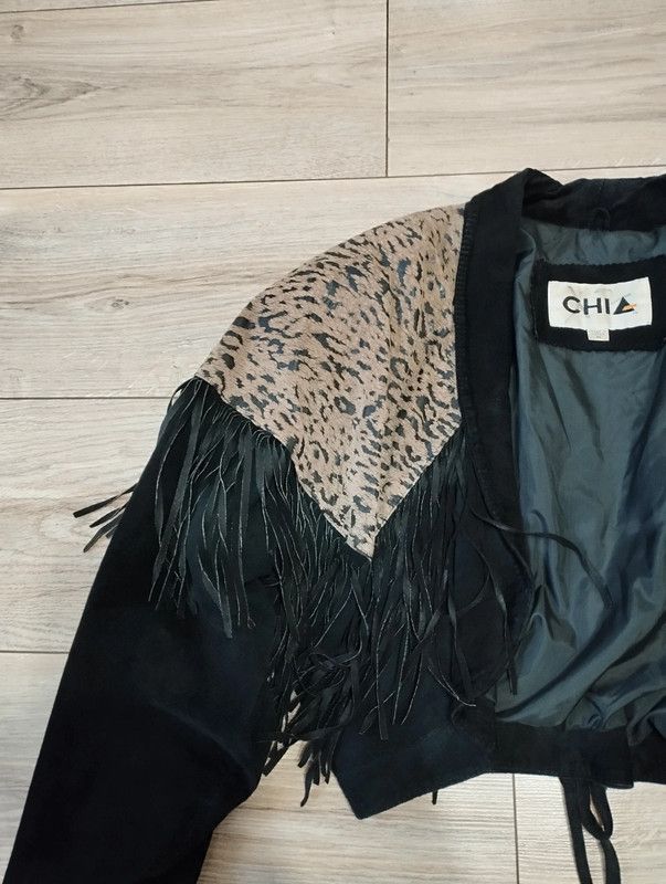 Vintage Chia Made in Korea vintage 80/90s cowboy leather jacket M Size M / US 6-8 / IT 42-44 - 5 Thumbnail