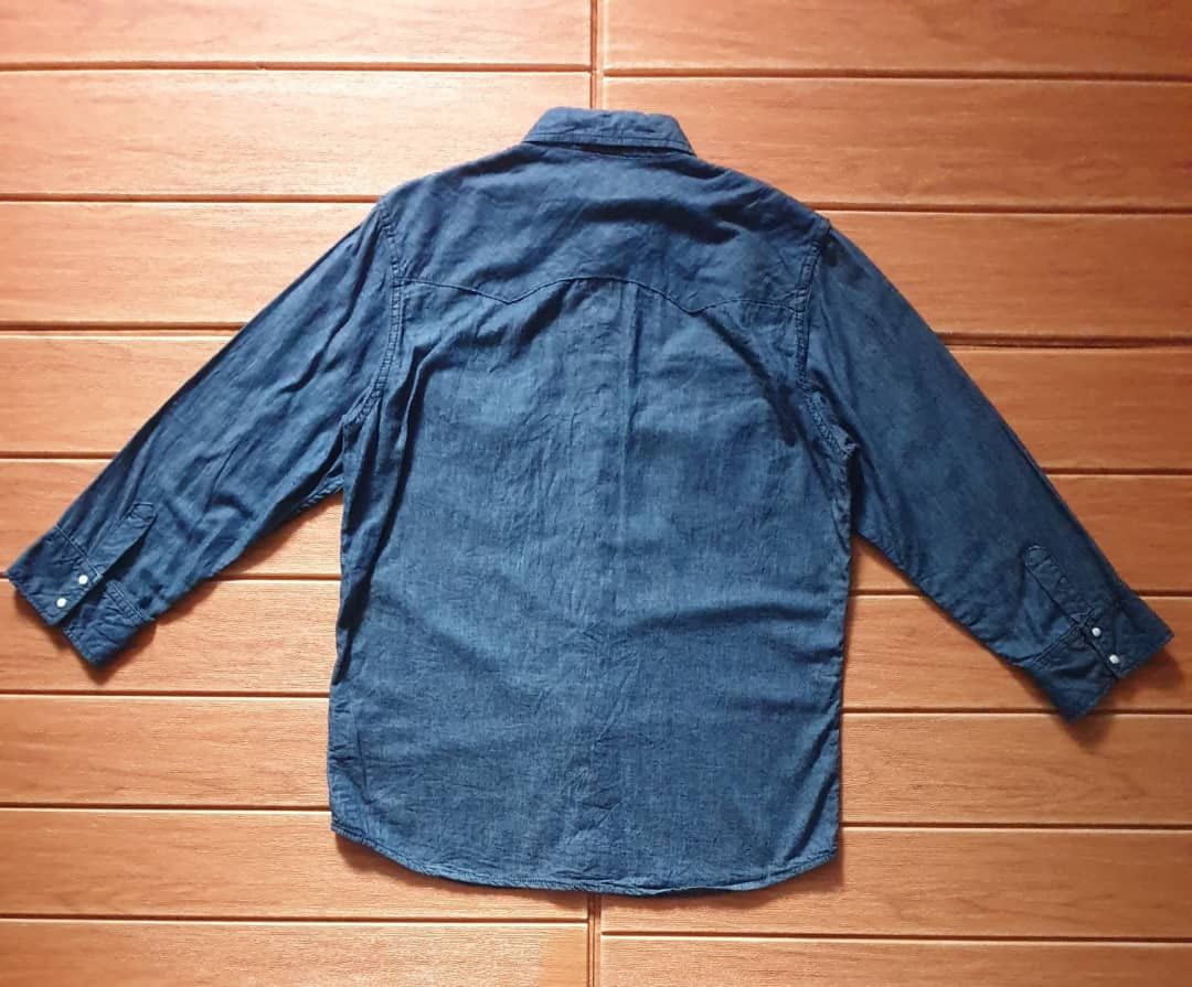 Japanese Brand 💥3 quater Nano univ blue western shirt Size US M / EU 48-50 / 2 - 11 Thumbnail