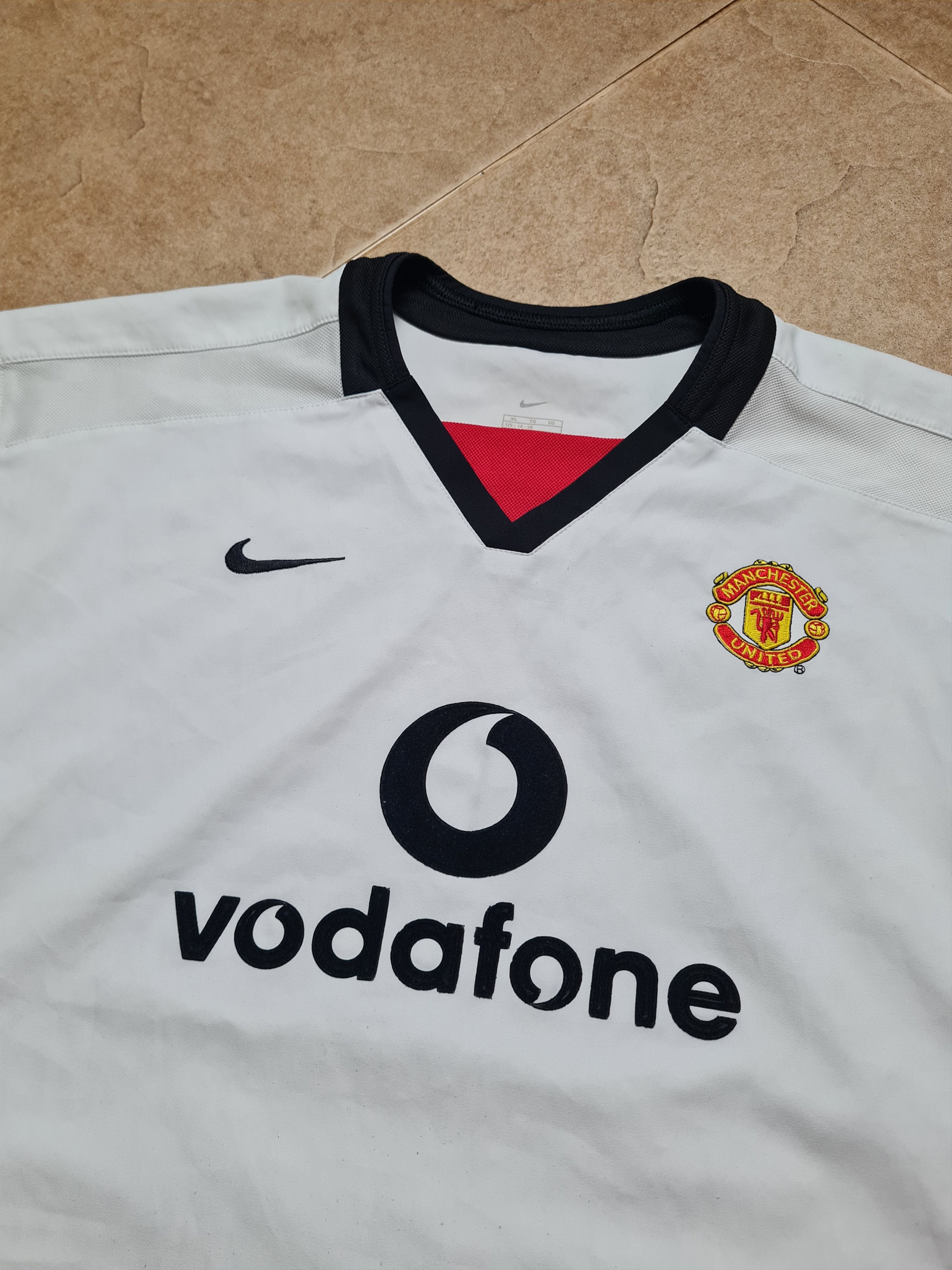 Nike JERSEY MANCHESTER UNITED 2002/03 FOOTBALL SOCCER SHIRT NIKE Size US S / EU 44-46 / 1 - 14 Thumbnail