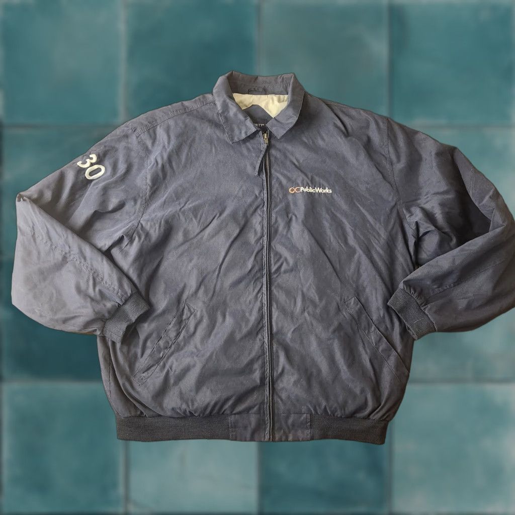 Port Authority Port Authority Jacket Bomber Zip Navy XL Mens Workwear Polyester Solid, Machine Washable, Regular Fit, Fall Winter Spring Size US XL / EU 56 / 4 - 1 Thumbnail