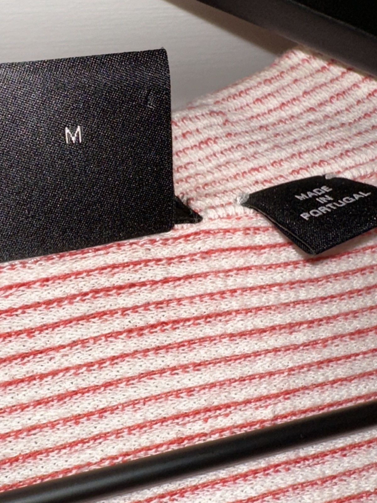 Hugo Boss Hugo Boss Textured Knit Polo Shirt Stripes Size US M / EU 48-50 / 2 - 6 Thumbnail