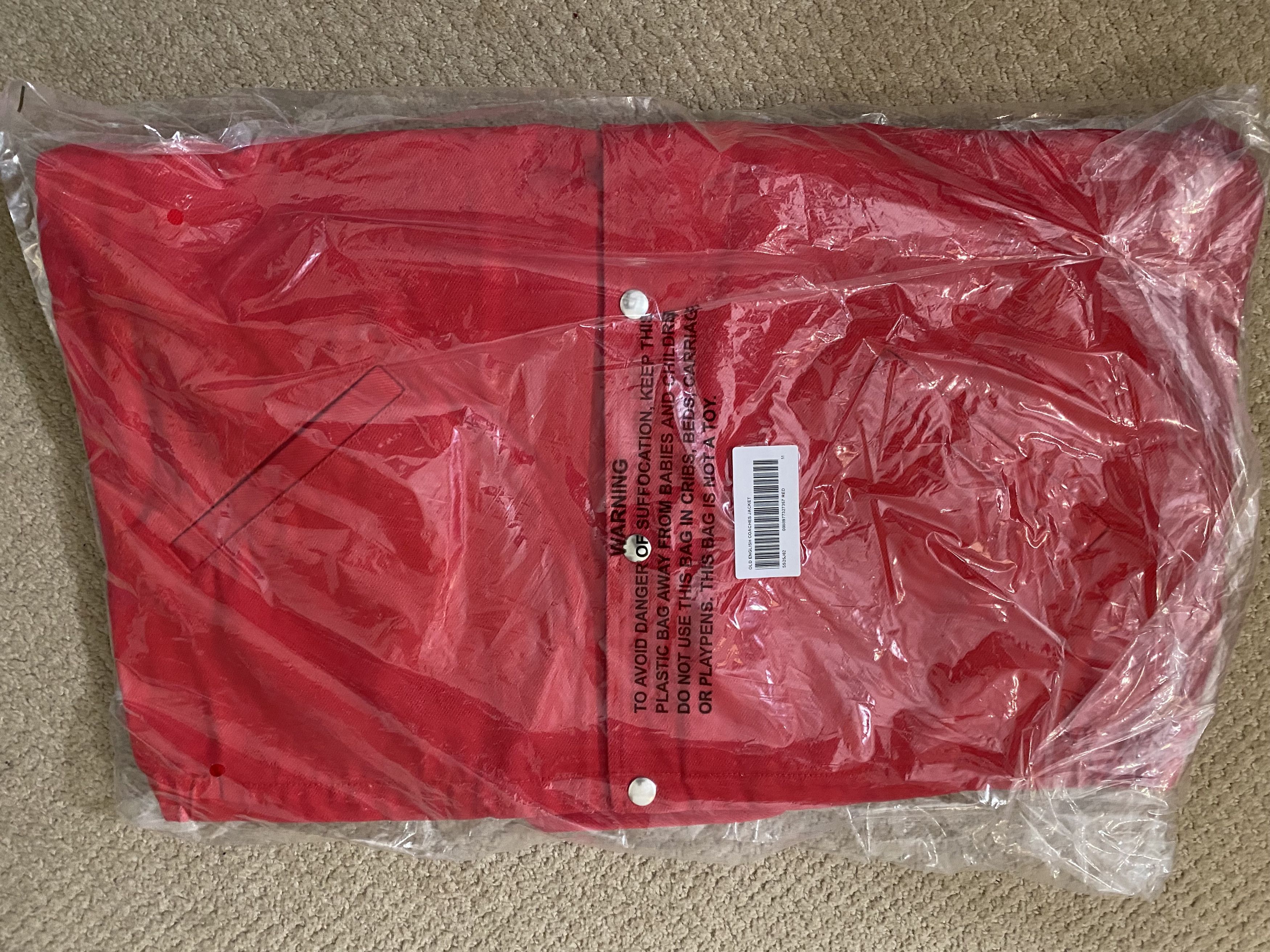Supreme [In Hand] Supreme Arc Denim Coaches Jacket (SS25) Red M Size US M / EU 48-50 / 2 - 6 Thumbnail