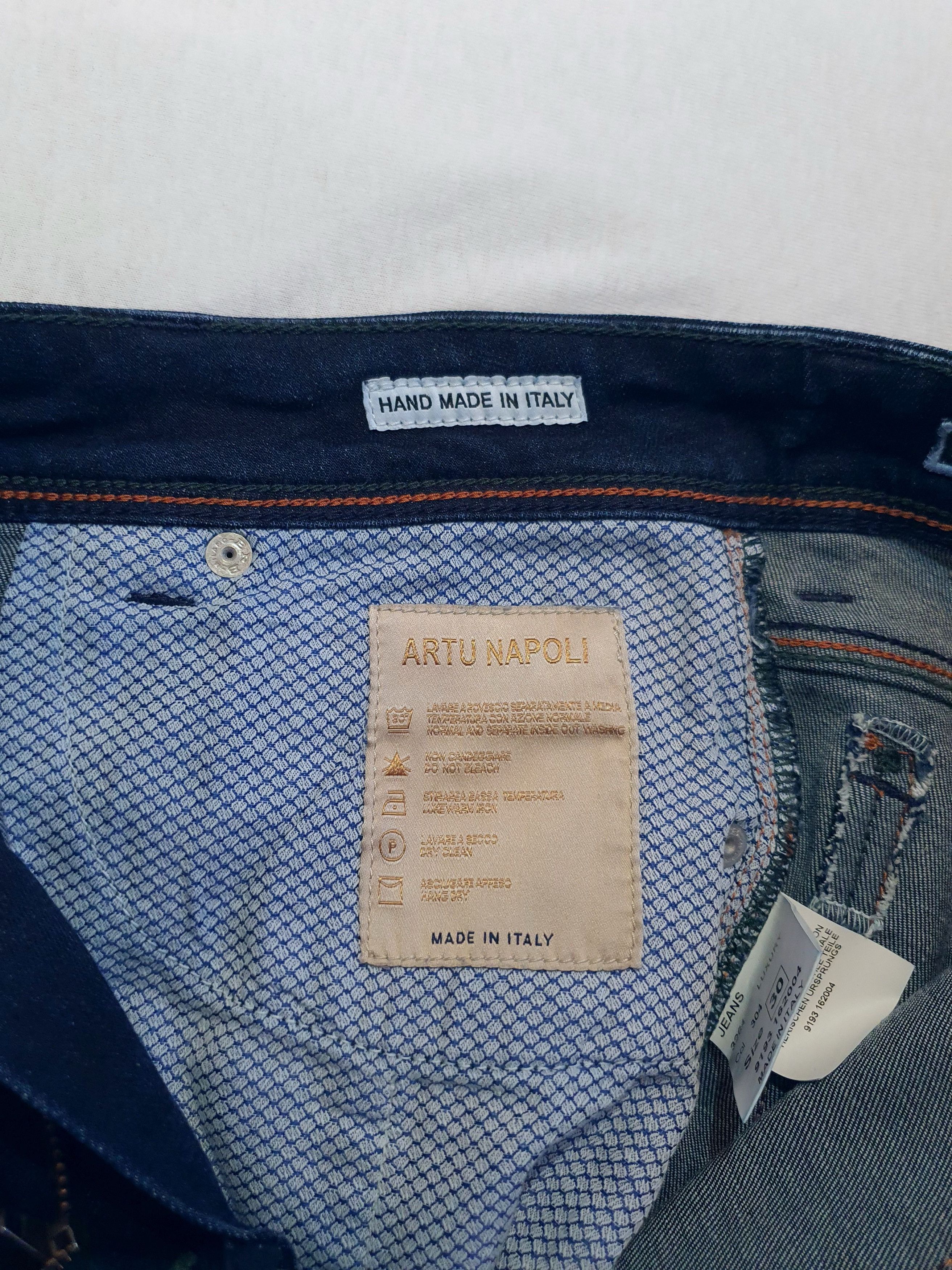 Other ARTU NAPOLI -Mod: 3264 LUXURY (Selvedge TriColore) - W30 L26 Size US 30 / EU 46 - 9 Thumbnail
