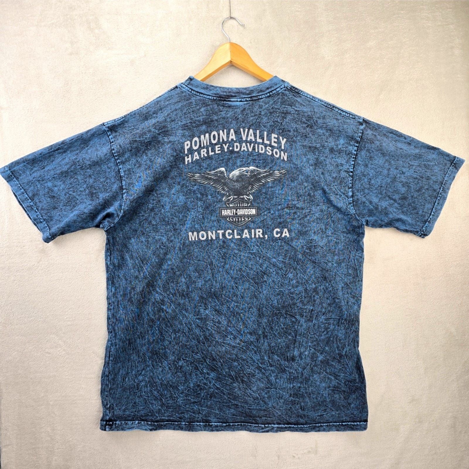 Harley Davidson Vintage Harley Davidson Shirt XXL Acid Wash Eagle Pocket Y2K Size US XL / EU 56 / 4 - 1 Thumbnail