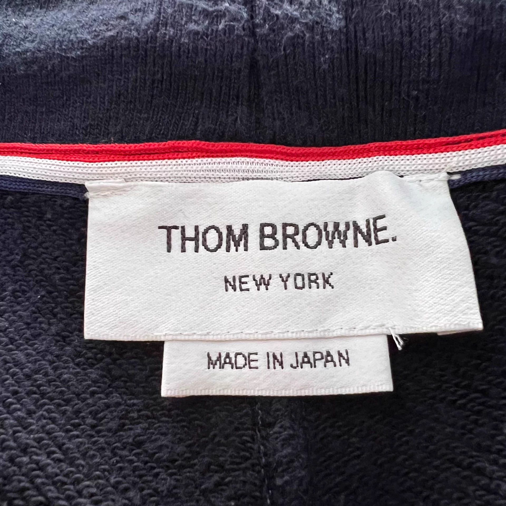 Thom Browne Thom Browne Navy 4-Bar Shorts Size 3 (95% New) Size US 28 / EU 44 - 3 Thumbnail