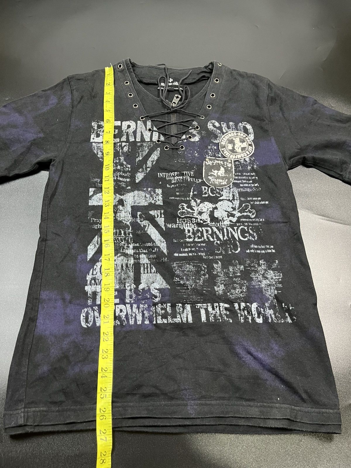 If Six Was Nine × Japanese Brand × Le Grande Bleu (L.G.B.) Japanese Bernings sho Skulls Cross double layers Size US M / EU 48-50 / 2 - 12 Thumbnail