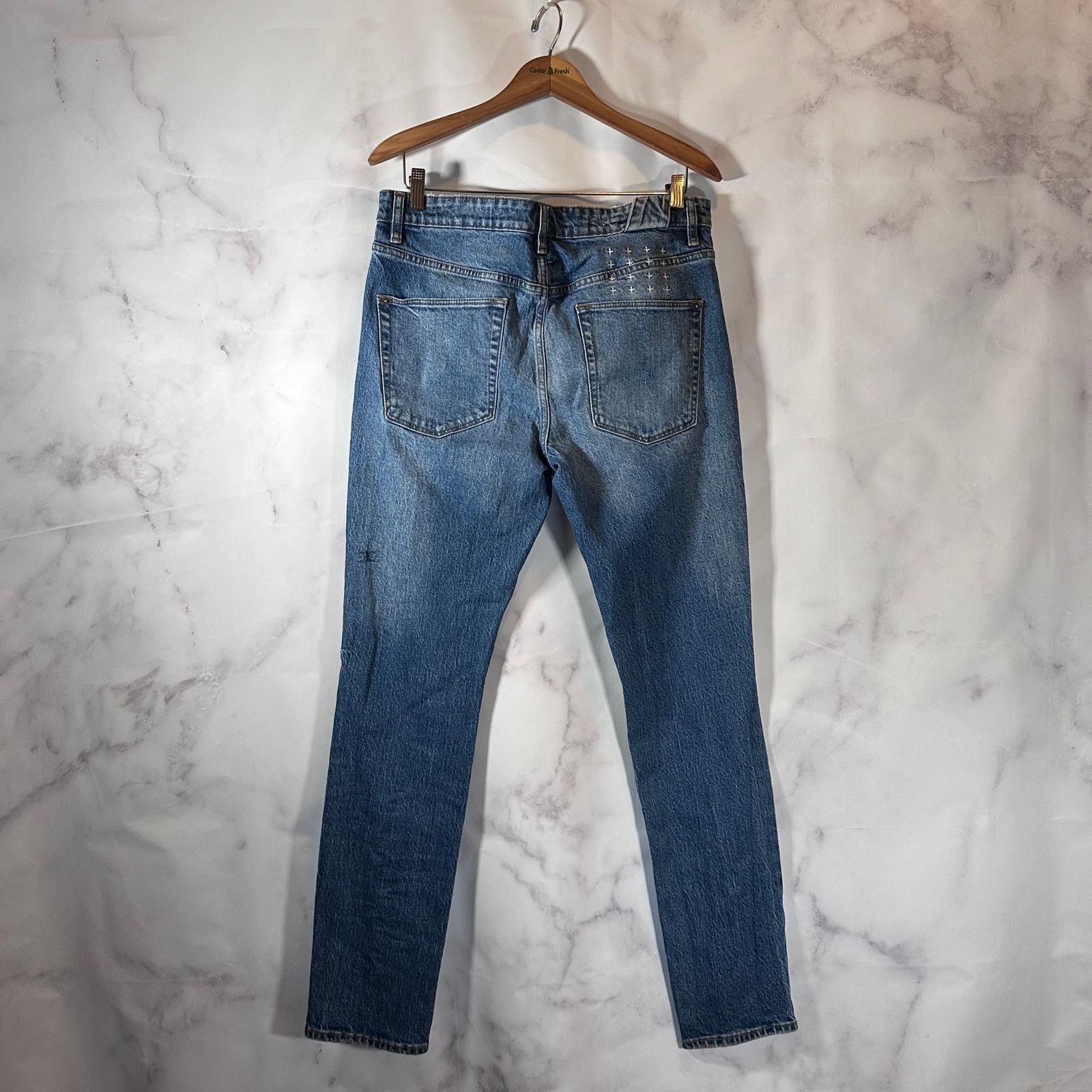 Ksubi Chitch Chronicle Blue Denim Jeans Size US 34 / EU 50 - 6 Thumbnail