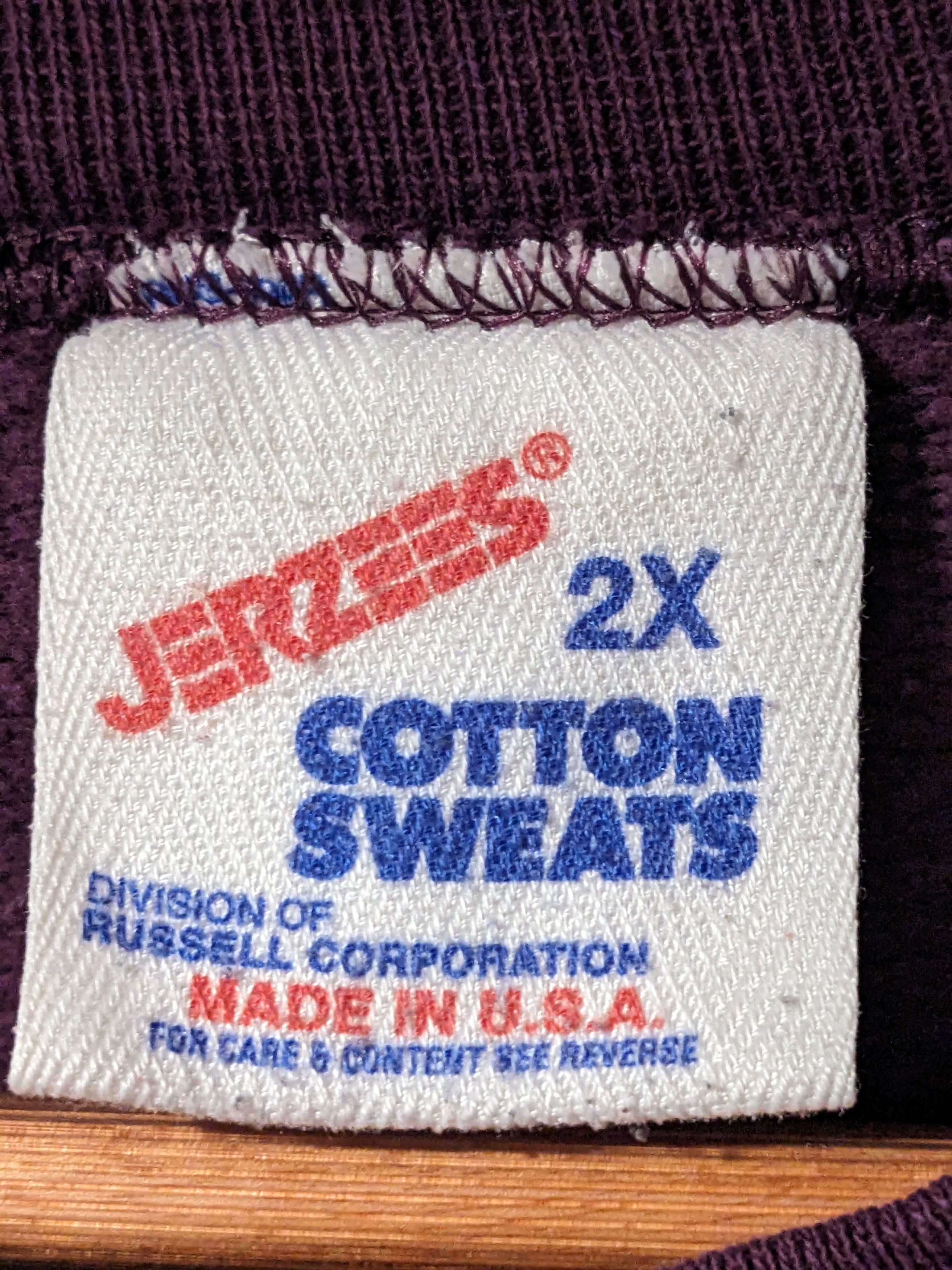 Jerzees × Vintage Vintage 1992 The Purple Moose Saloon XX-Large Sweatshirt Size US XXL / EU 58 / 5 - 10 Thumbnail