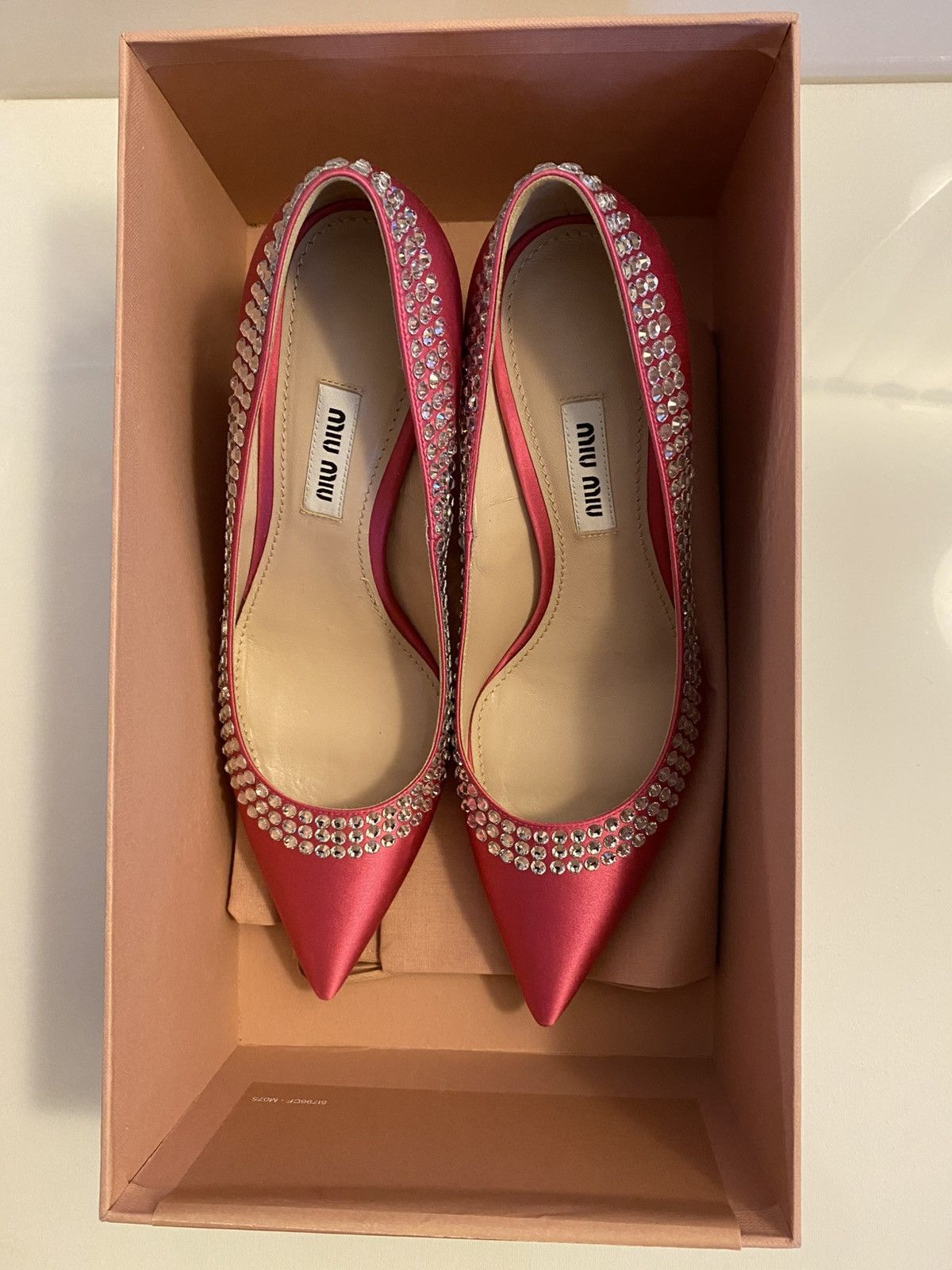 Miu Miu Miu Miu Pink Heels Size US 5 / IT 35 - 1 Thumbnail