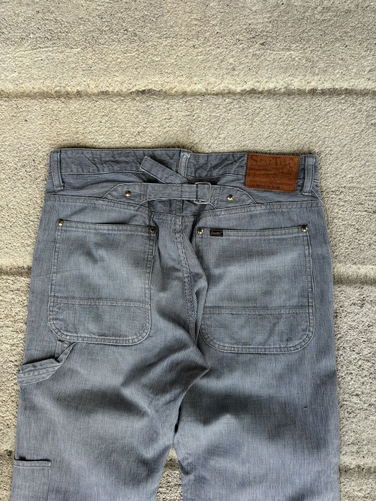 Japanese Brand Japanese Brand Seattle Hickory Double Knee Carpenter Pants Size US 32 / EU 48 - 4 Thumbnail