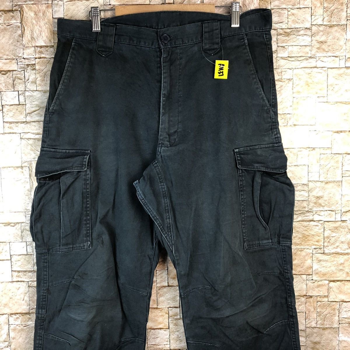 Japanese Brand Japanese Brand Dark Blue Cargo Multipocket Pants #A1137 Size US 35 - 5 Thumbnail