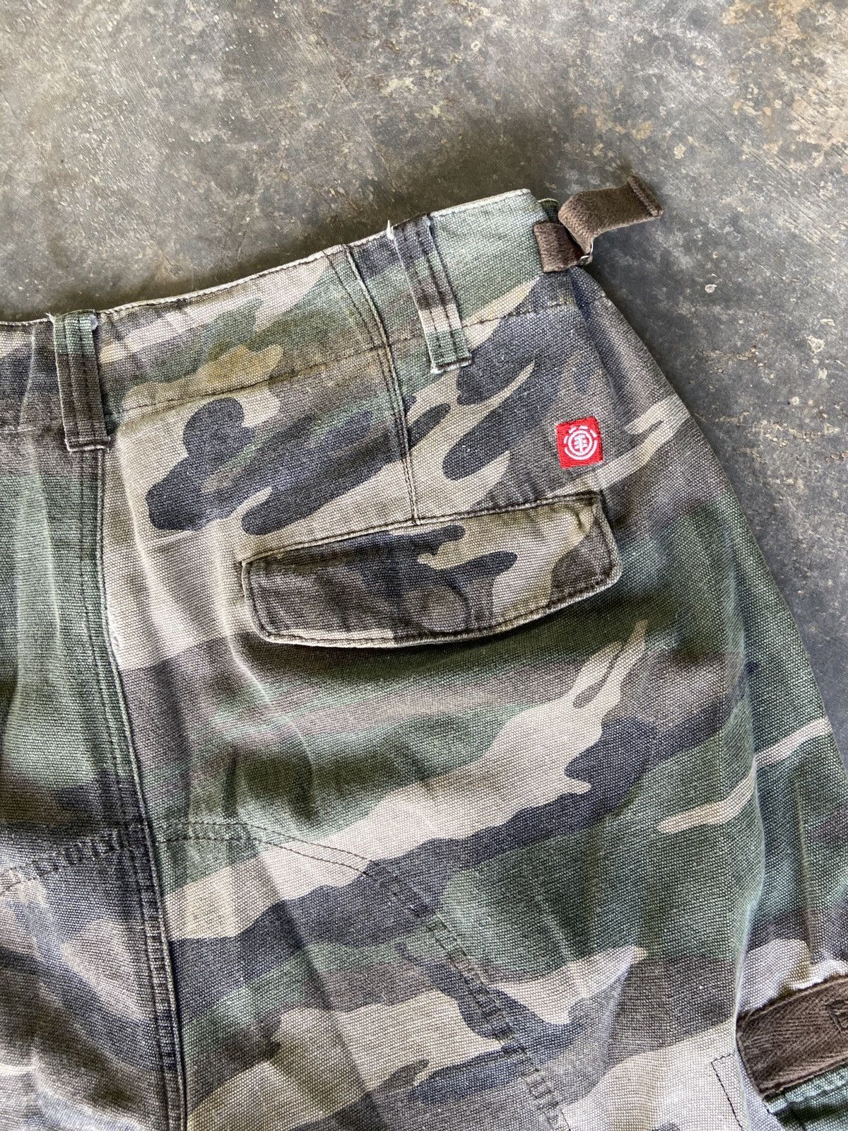Element × Vintage Baggy Element Military Cargopant Size US 35 - 17 Thumbnail
