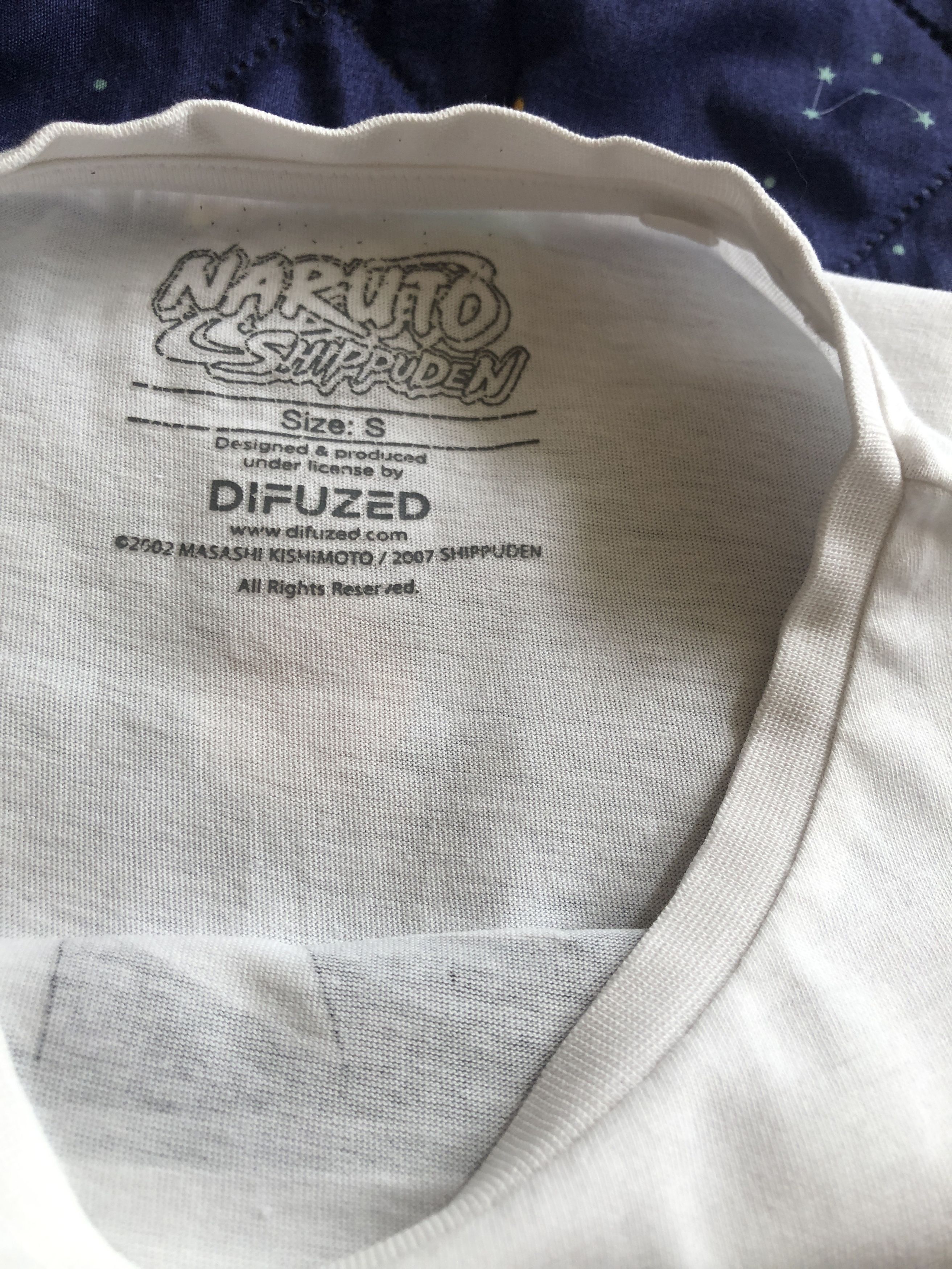 Japanese Brand Naruto white t shirt Size US S / EU 44-46 / 1 - 4 Thumbnail