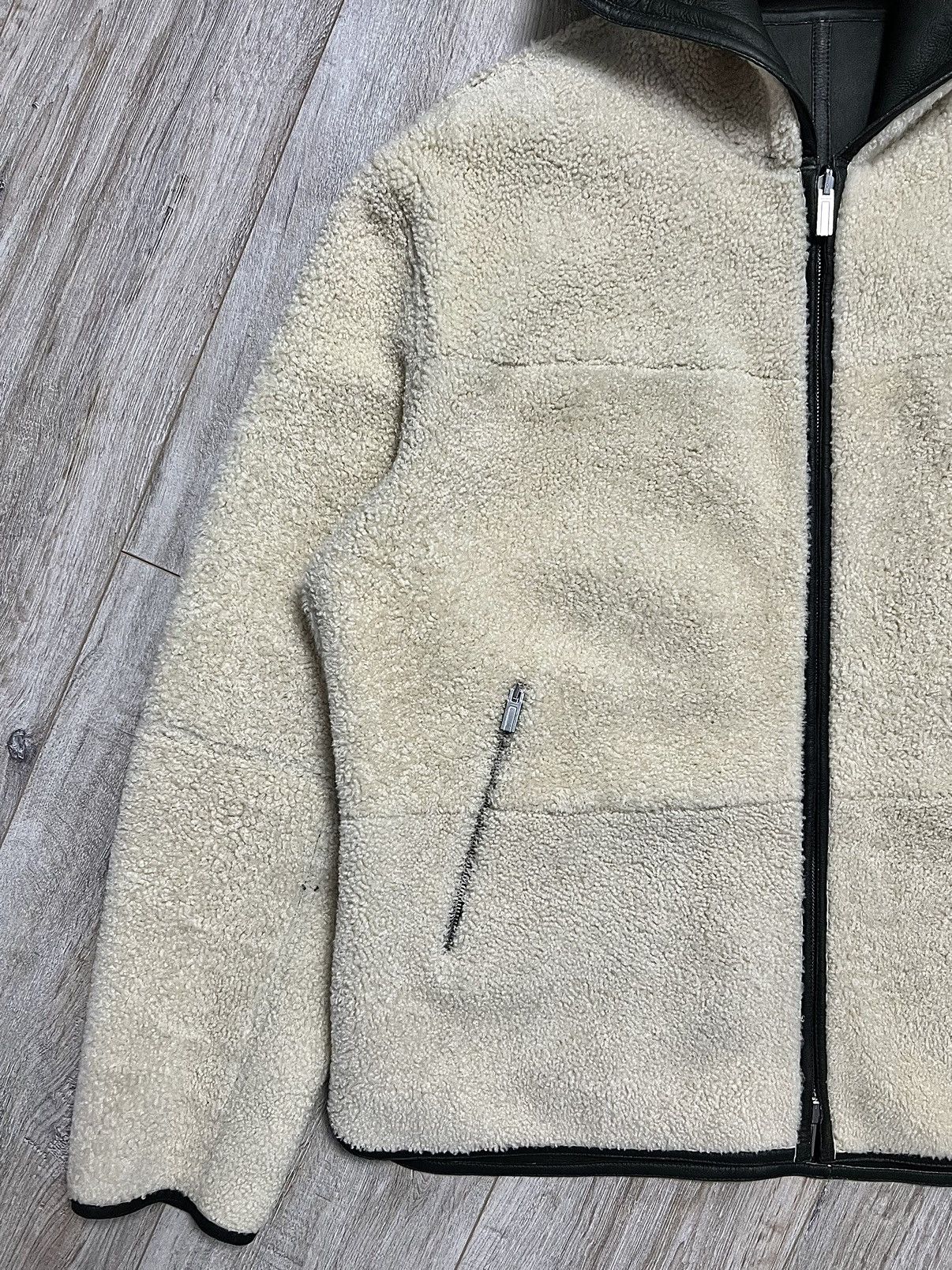 Hermes HERMES Jacket Leather Reversible Lambskin Sheepskin Shearlin Size US XL / EU 56 / 4 - 11 Thumbnail