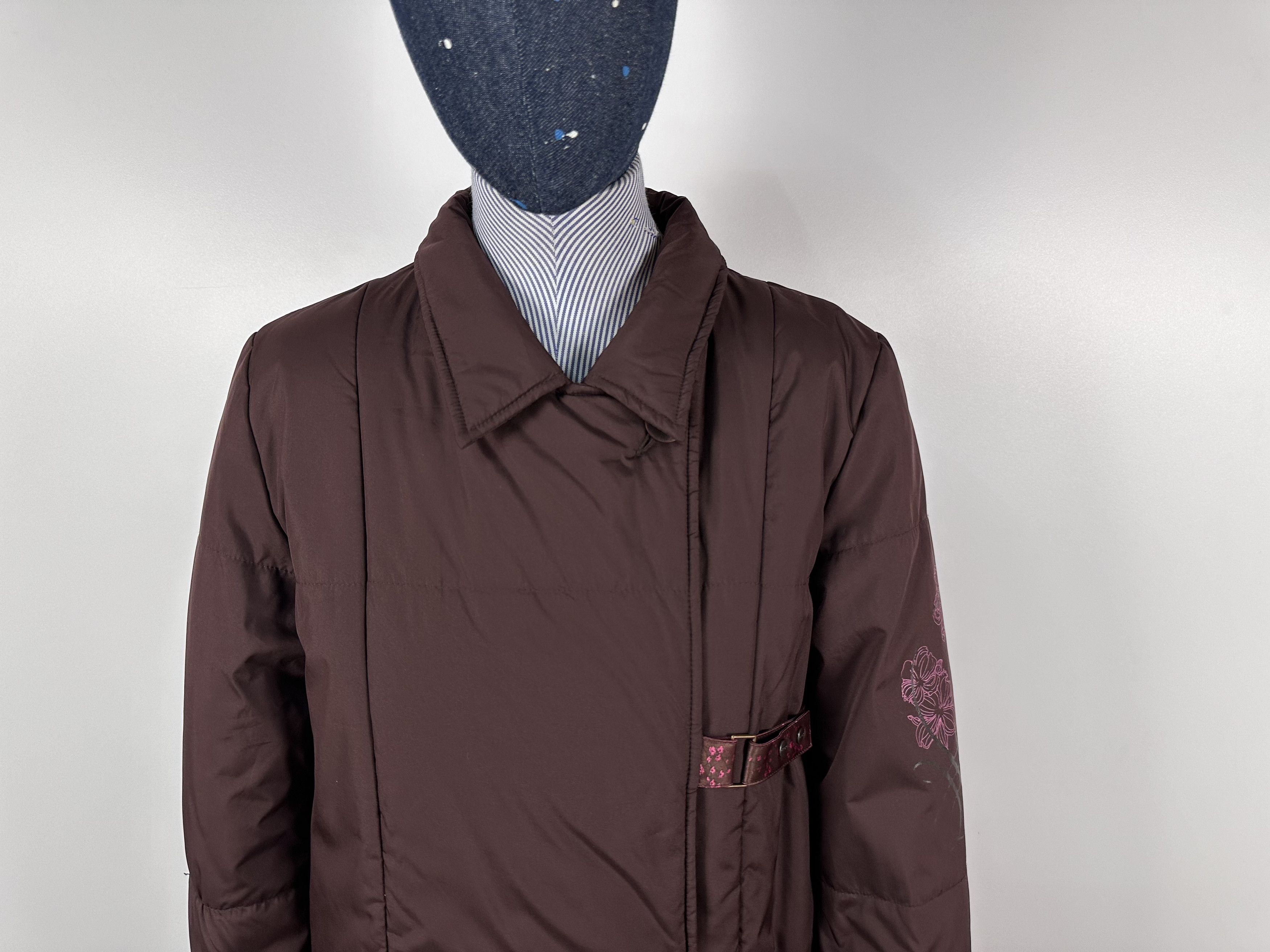 Kenzo Kenzo Junior Womens Coat Long Jacket Burgundy Size 12 Size XL / US 12-14 / IT 48-50 - 3 Thumbnail
