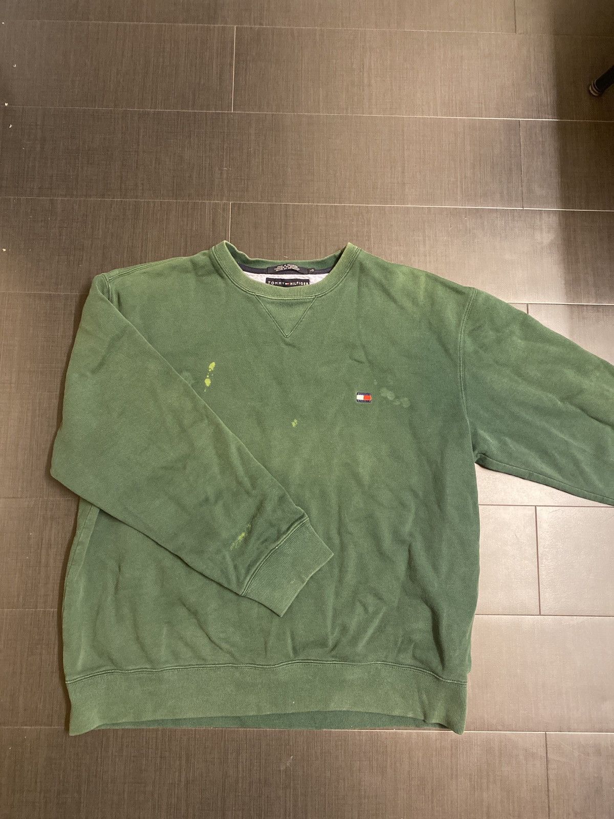Tommy Hilfiger × Vintage Vintage Tommy Hilfiger Sweatshirt Size US L / EU 52-54 / 3 - 1 Thumbnail