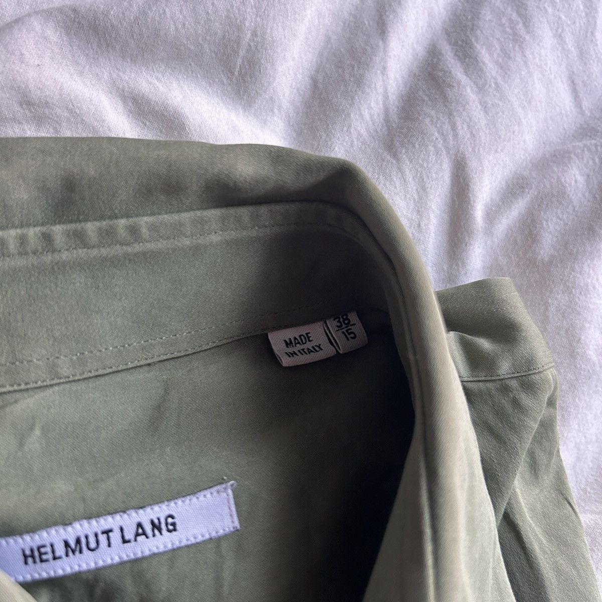 Helmut Lang Archive Helmut Lang Strapped Button Up longsleeve Size US M / EU 48-50 / 2 - 6 Thumbnail